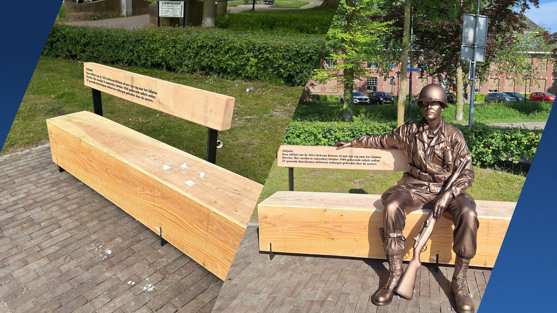 Gestolen beeld Schijndel van soldaat uit WOII weer terecht