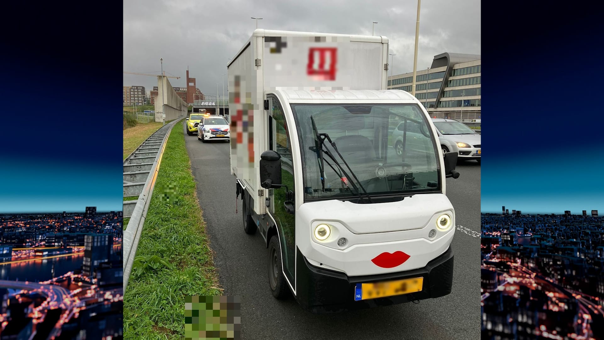 Haast bij boodschappenbezorger: rijdt met 50 kilometer-busje over snelweg