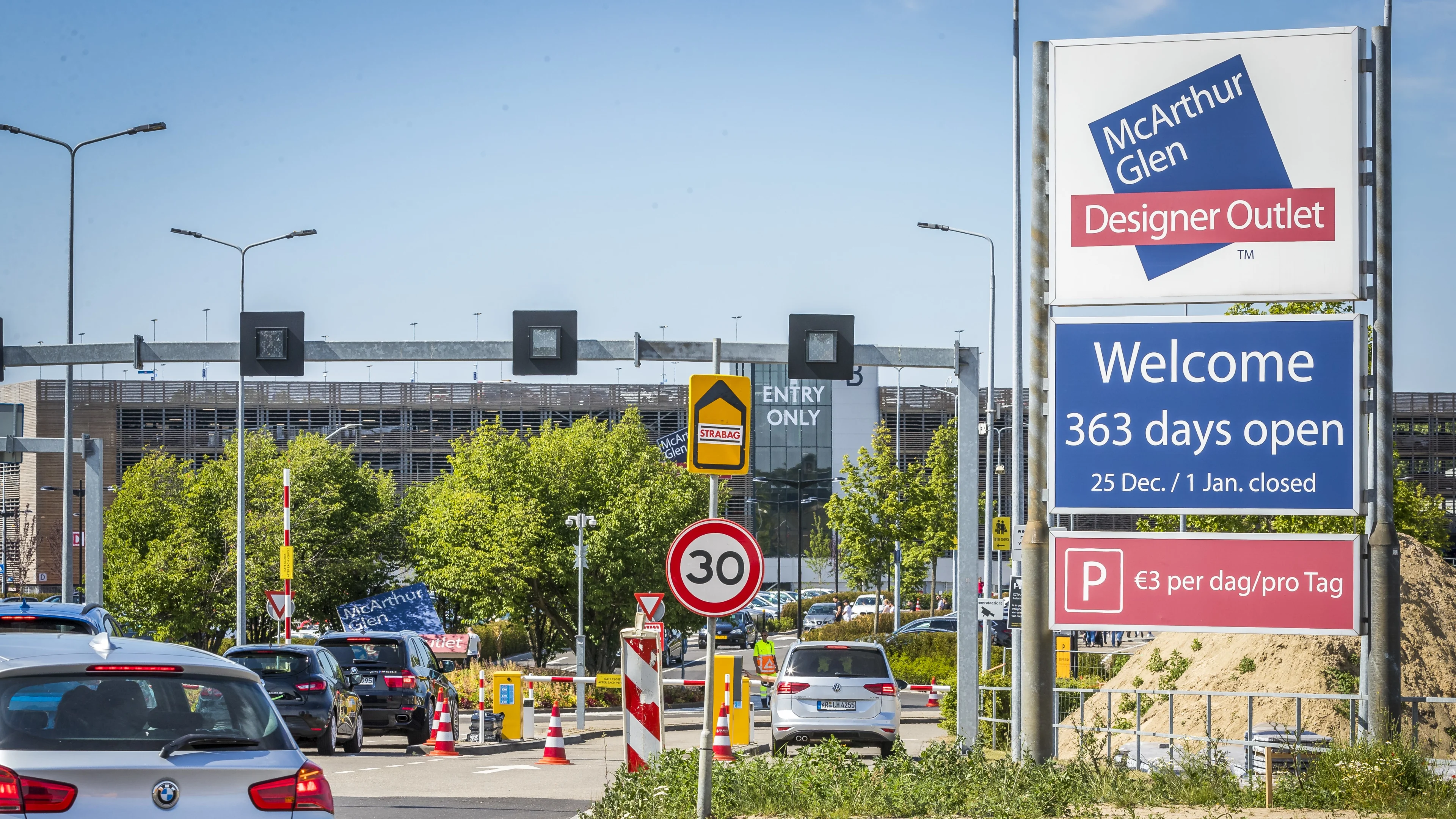 Duitse koopjesjagers bleven zaterdag weg uit grenssteden