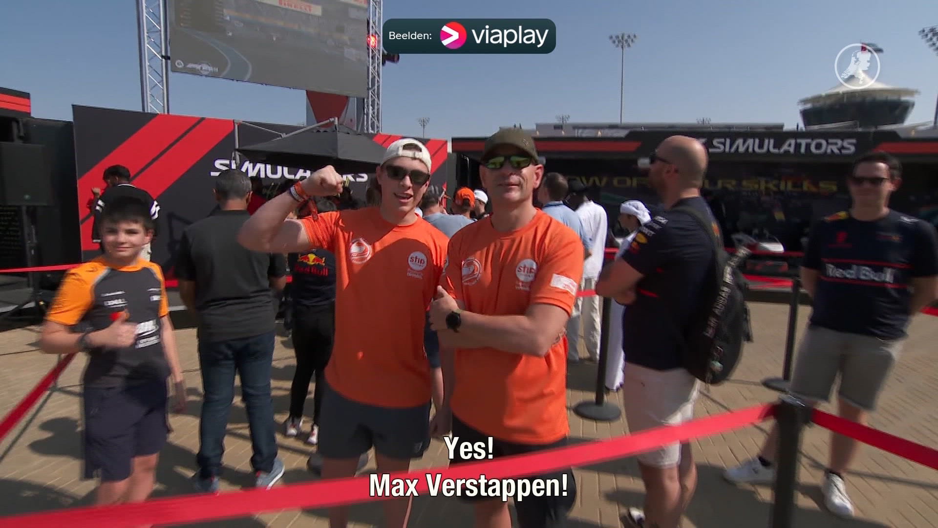 Fans in Abu Dhabi voor race nog hoopvol over Max Verstappen