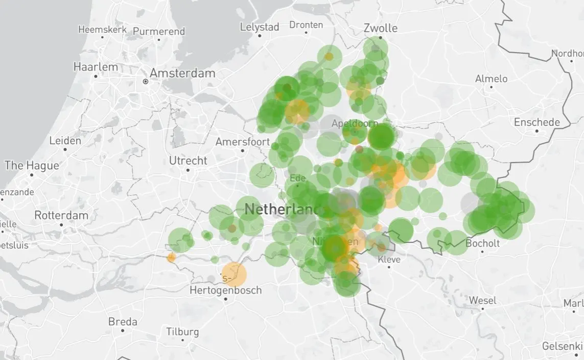 Vermijd drukke plekken in coronatijd dankzij druktemonitor in Gelderland