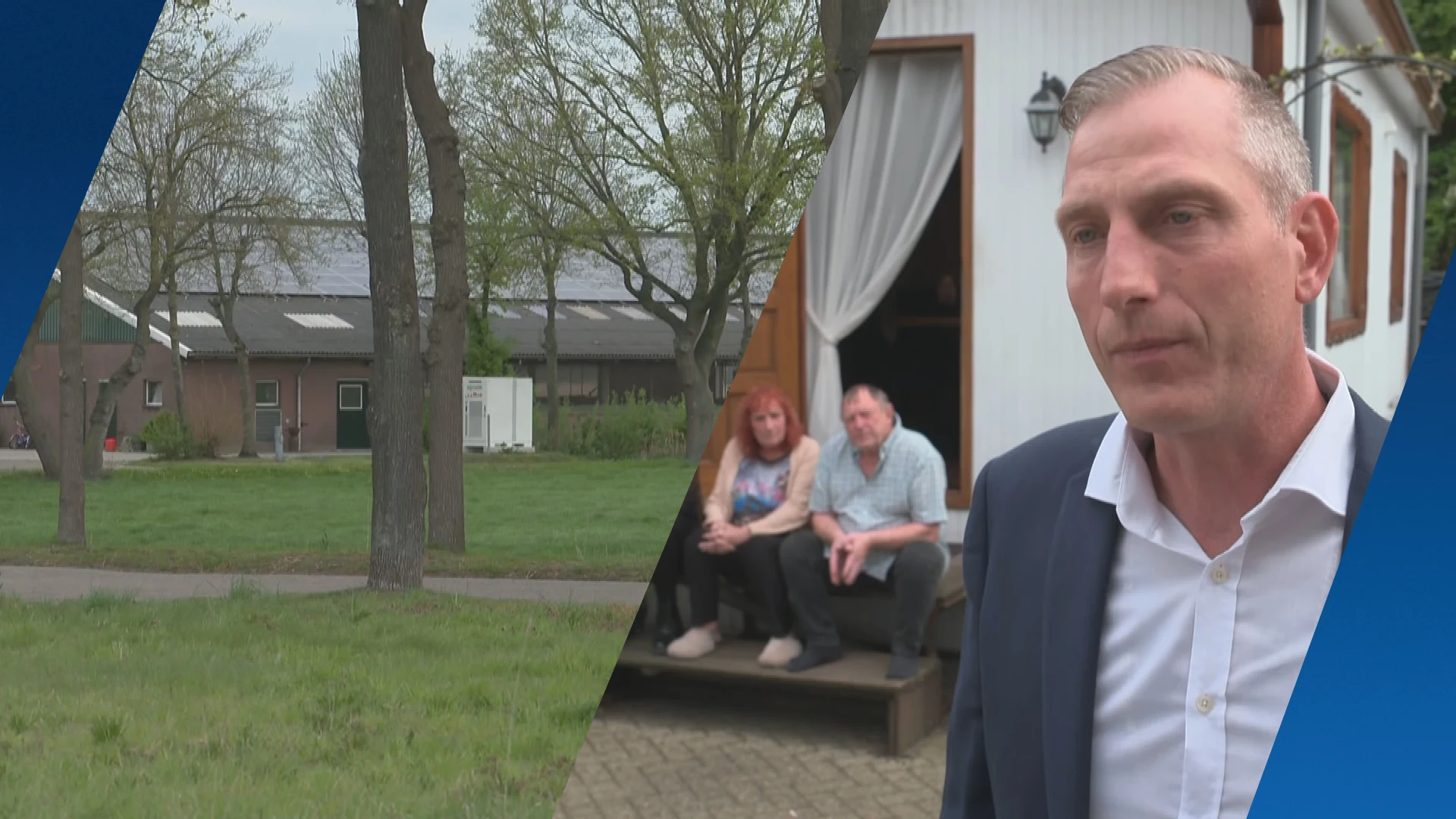 Woonwagens naast koeienstal zorgen voor ophef: 'Worden weer weggemoffeld'