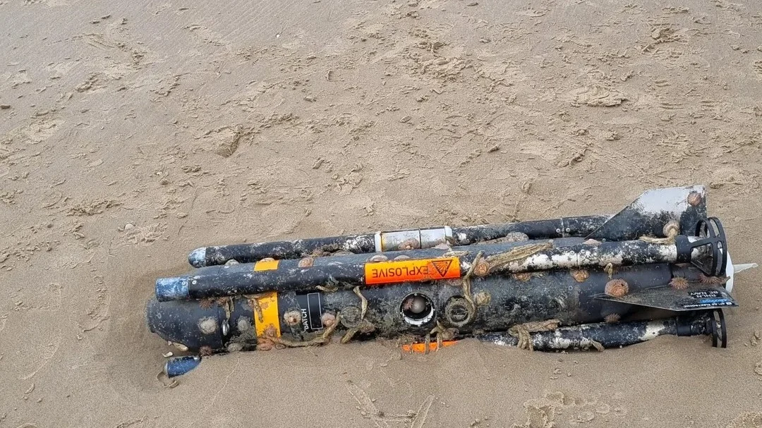 ZIEN: explosief tot ontploffing gebracht op strand Egmond aan Zee