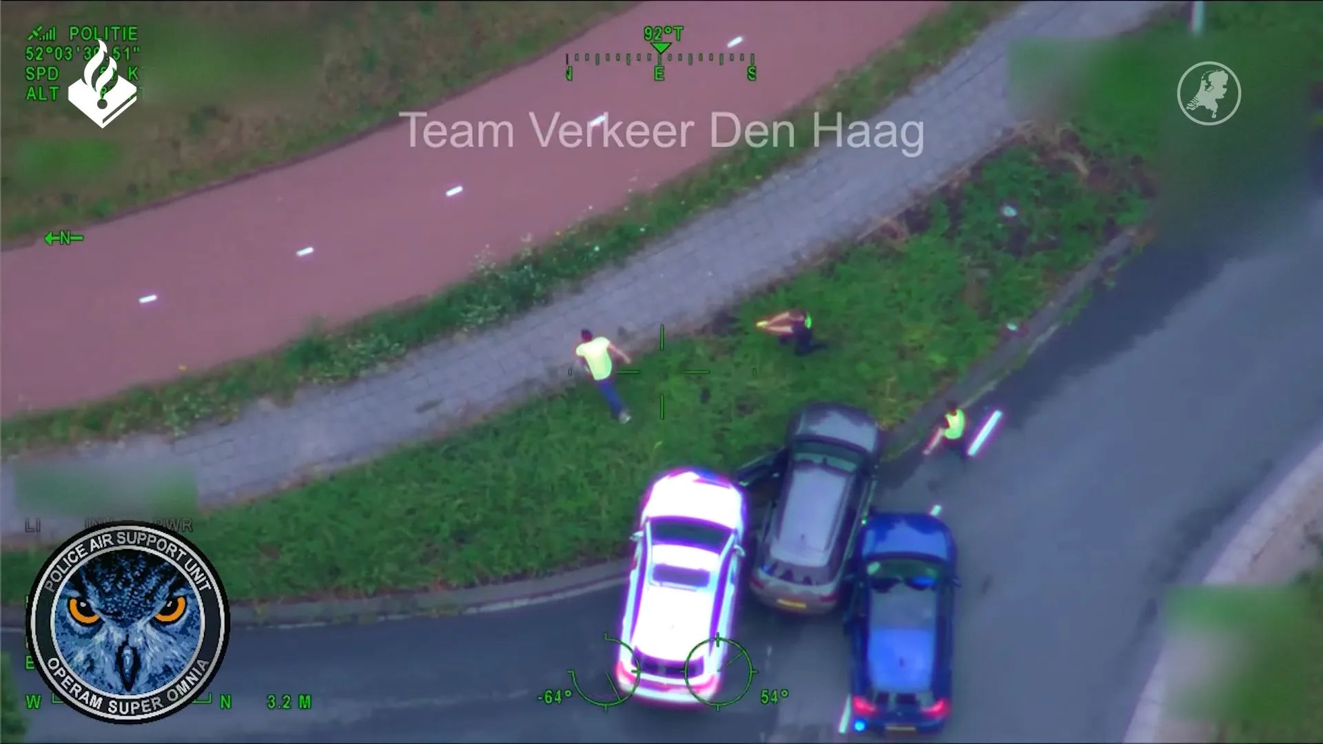 Ontsnapte gevangene raast door Den Haag