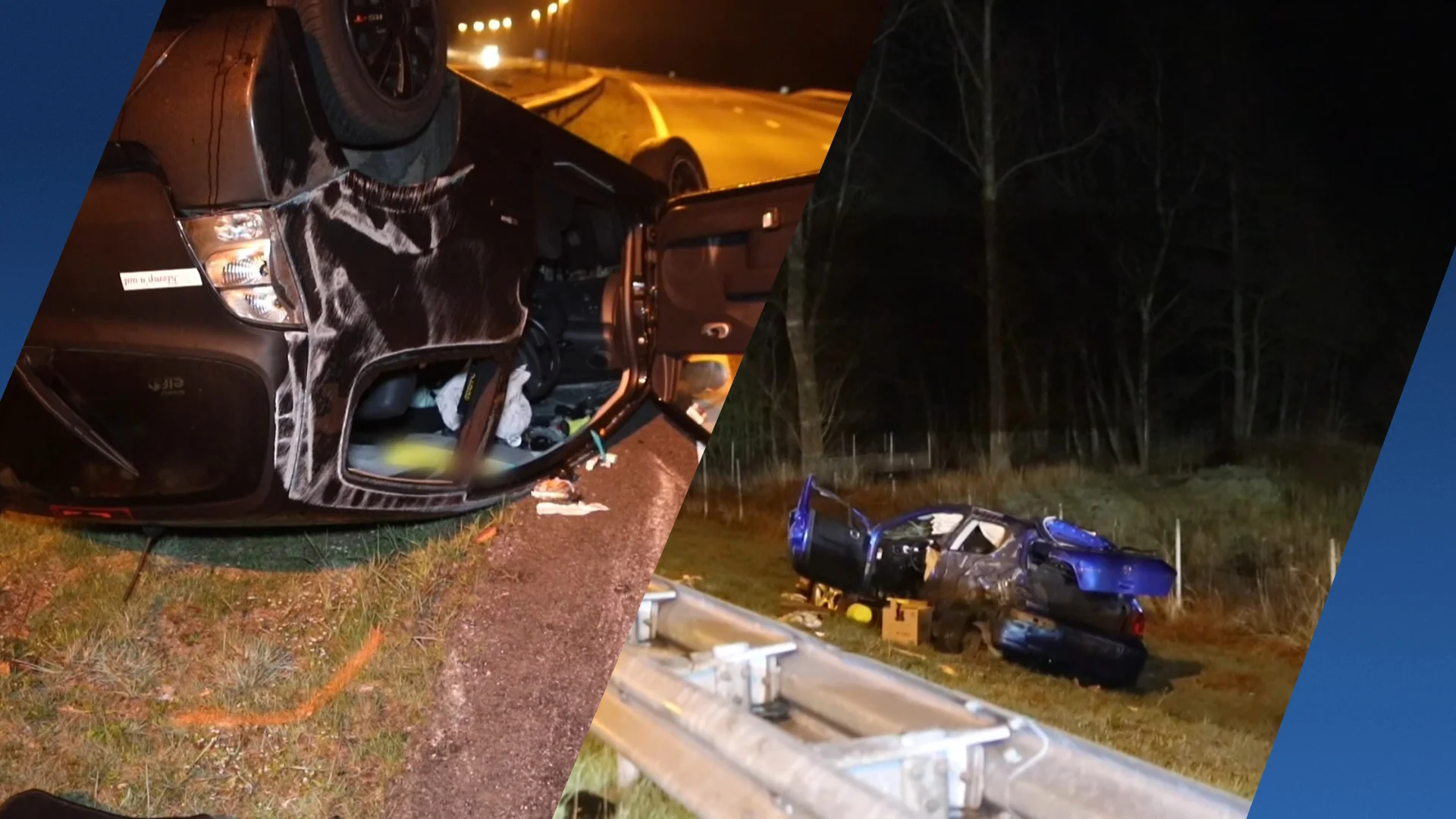 Meerdere auto's over de kop bij ernstig ongeluk op A50