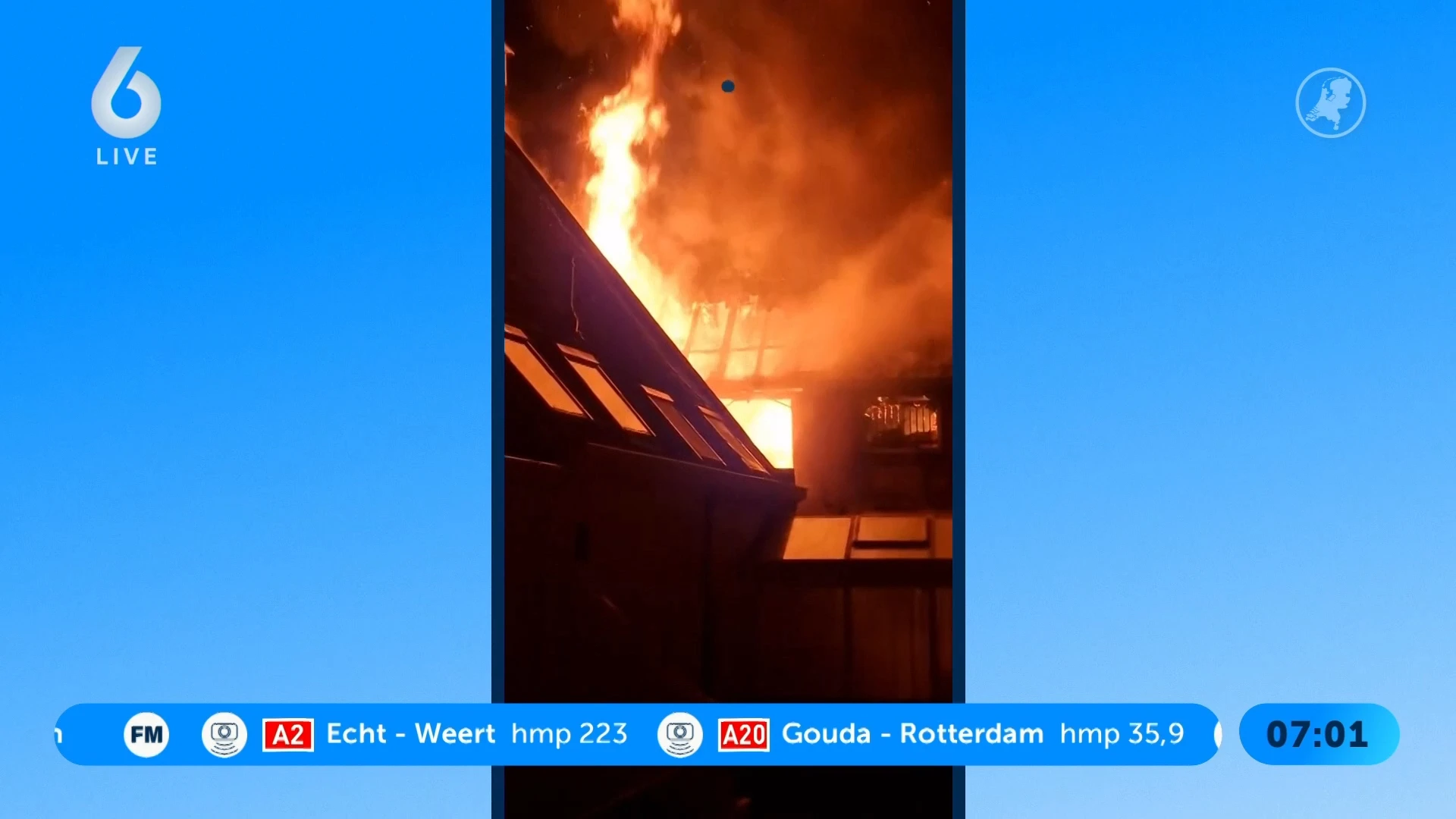 Grote brand in historisch pand in centrum Zutphen