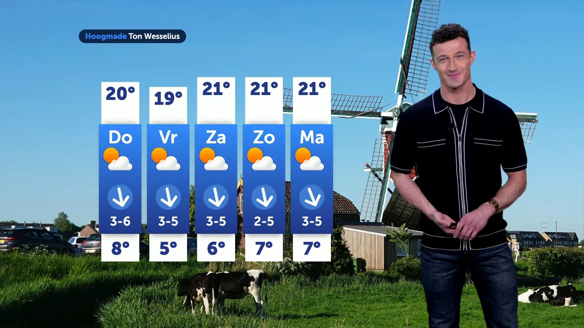 Weerbericht woensdag 14 mei