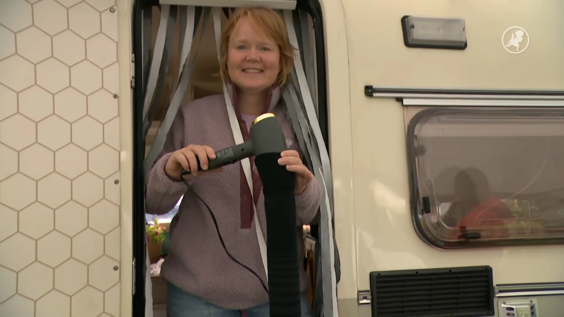 Pinksteren op de camping valt in het water