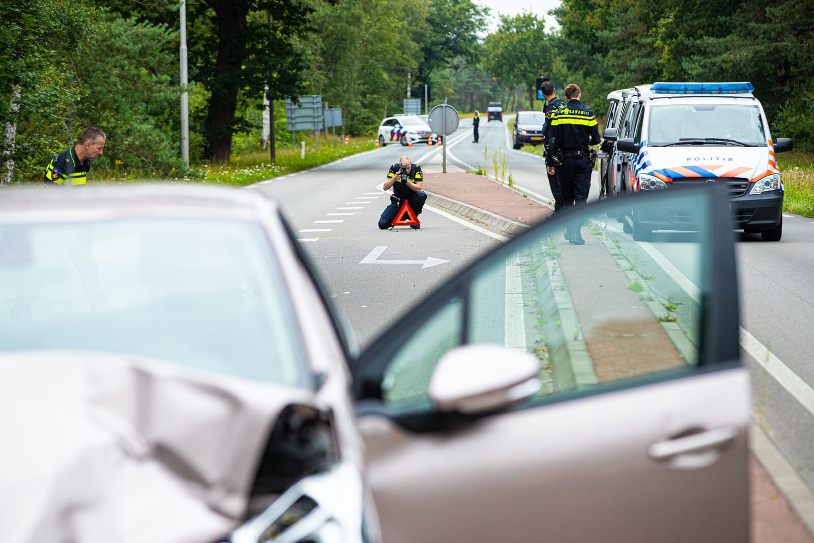 Zwaar ongeval op N309: slachtoffer verliest been na aanrijding