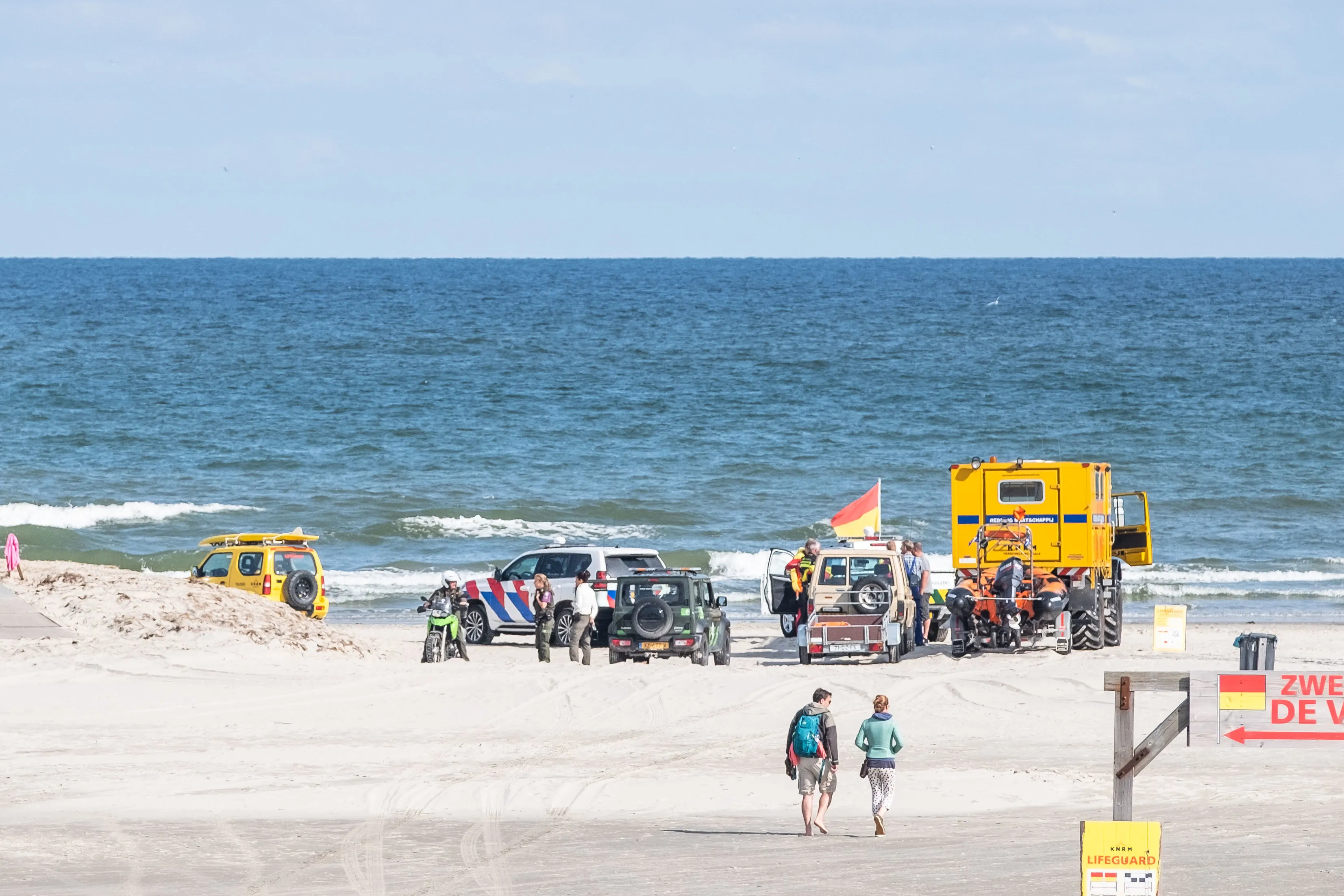 Lichaam aangespoeld op strand van Terschelling
