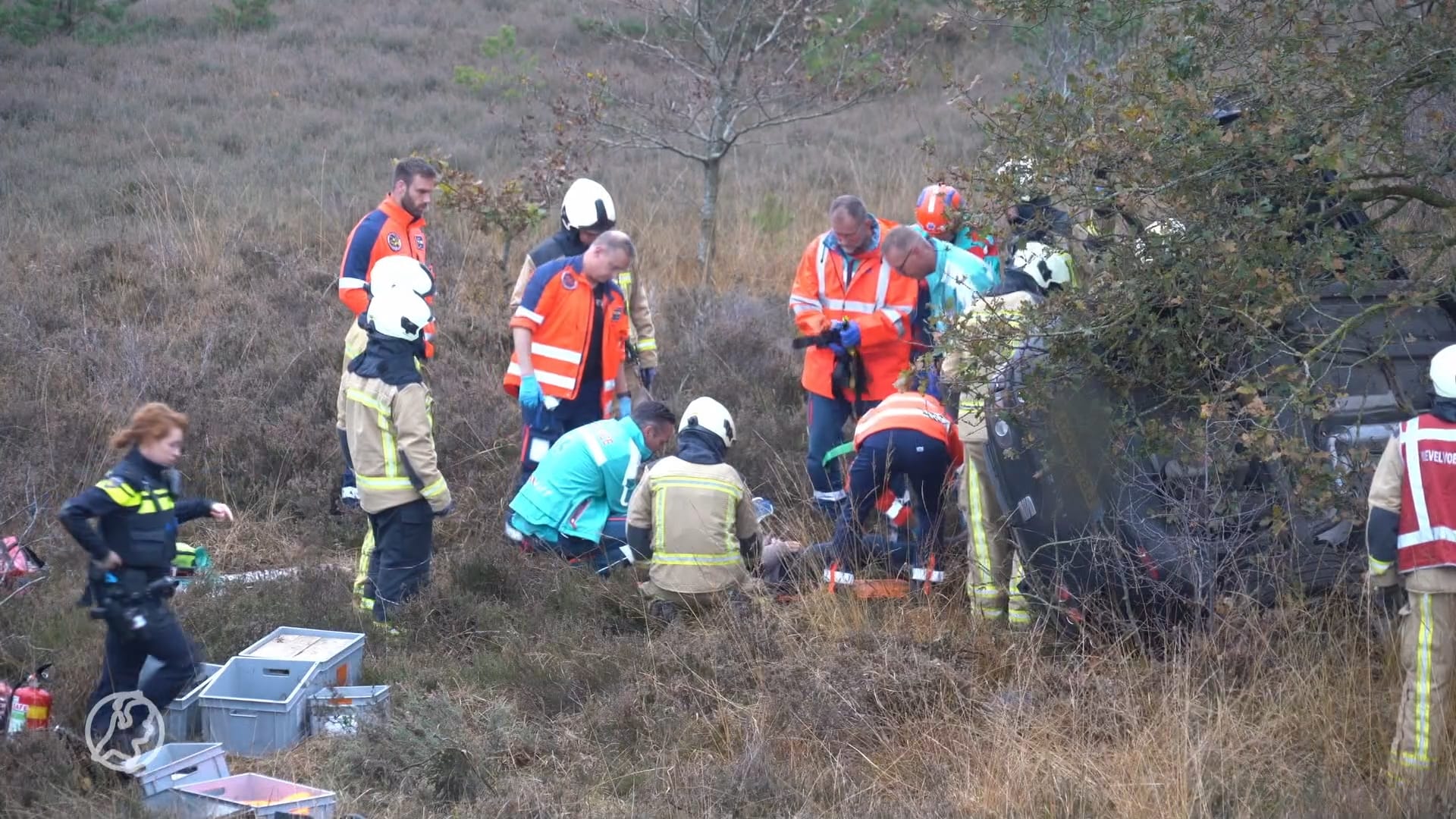 Vrouw (34) gewond bij ernstig ongeval in Drenthe