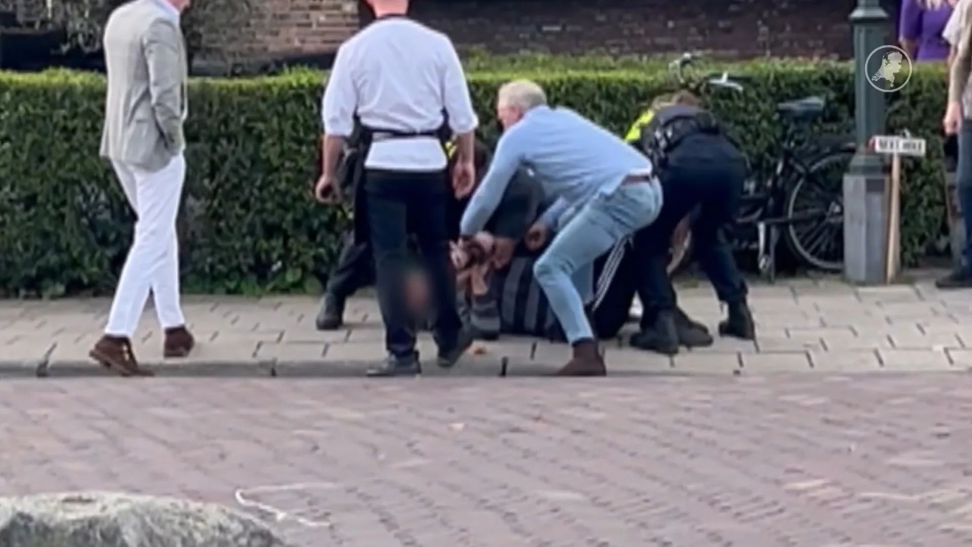 Glas kapot geslagen in gezicht Heiko op terras: 'Man terroriseert Blaricum'