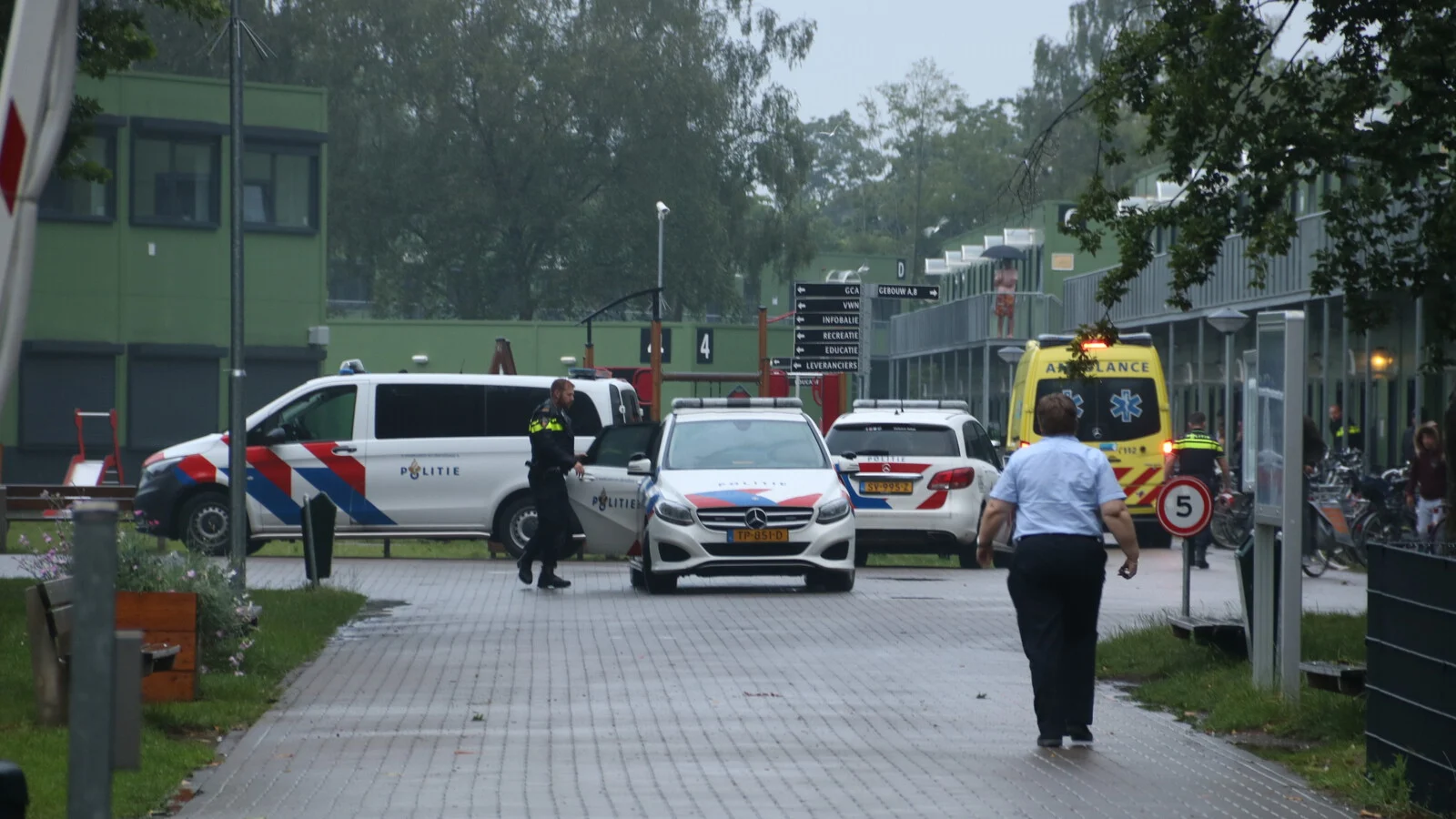 Wederom steekpartij bij azc Harderwijk, bewoner naar ziekenhuis