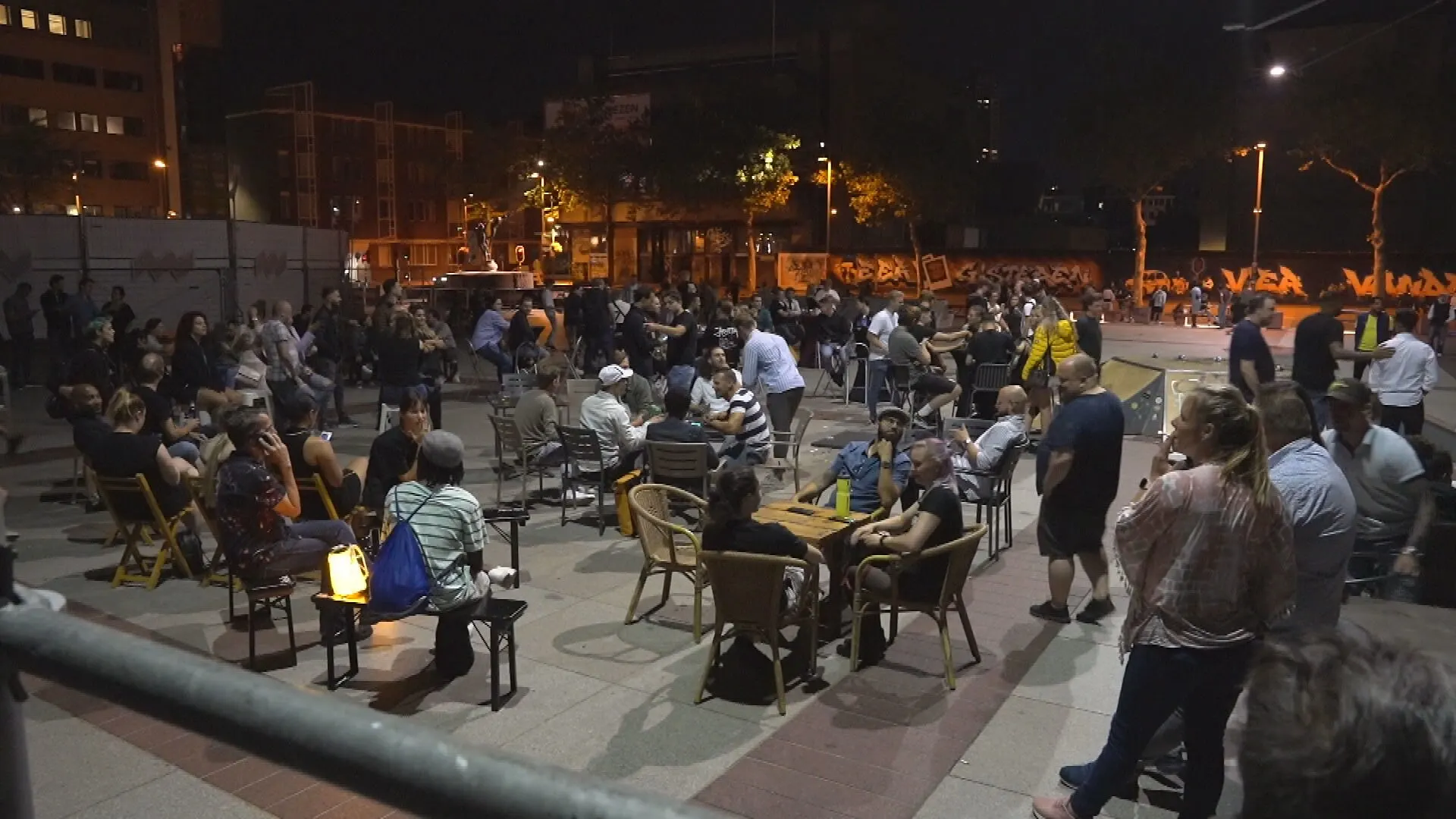 Eindhovense horeca houdt nachtelijk protest tegen coronaregels