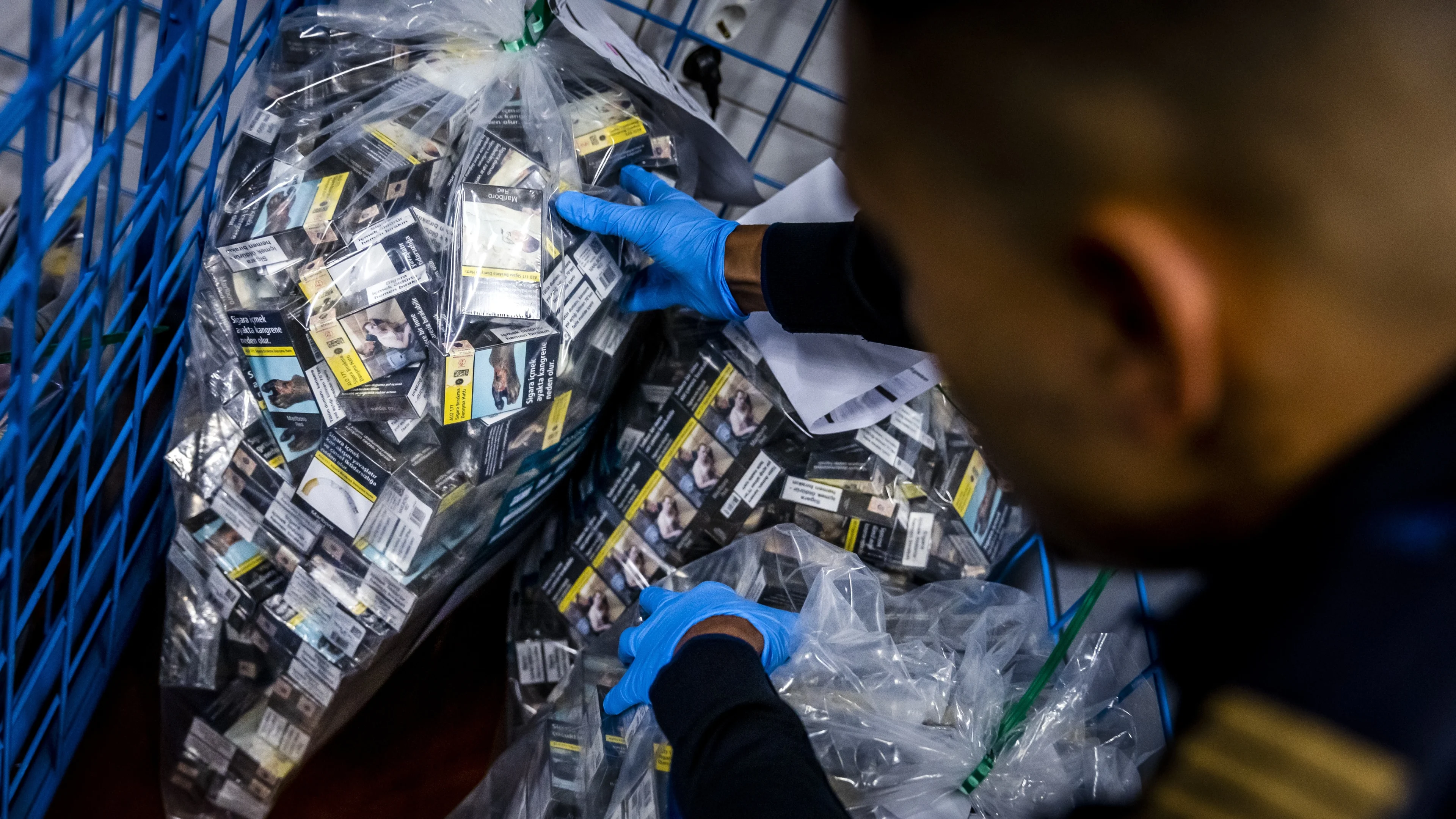 Douane ontdekt recordhoeveelheid illegale sigaretten