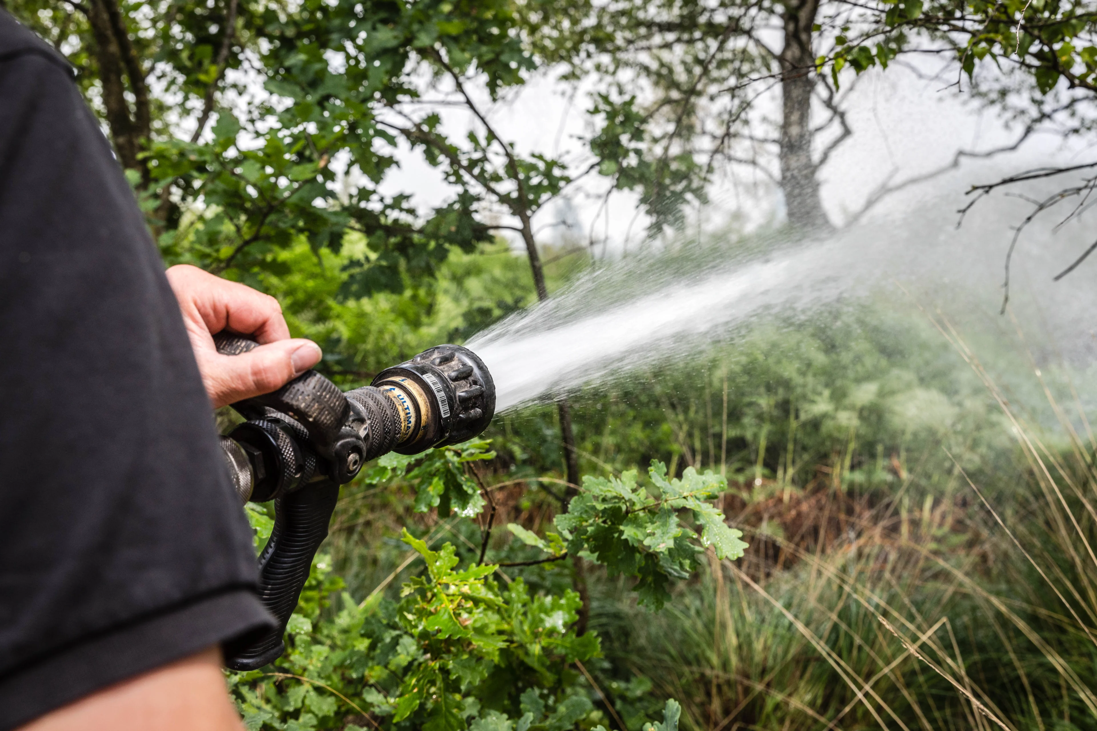Natuurgebied afgesloten na grote heidebrand in Son