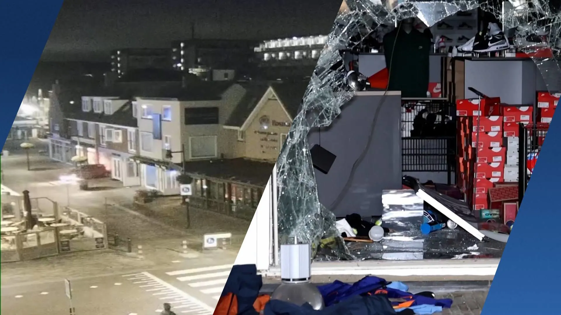 Webcam legt ramkraak Egmond aan Zee vast