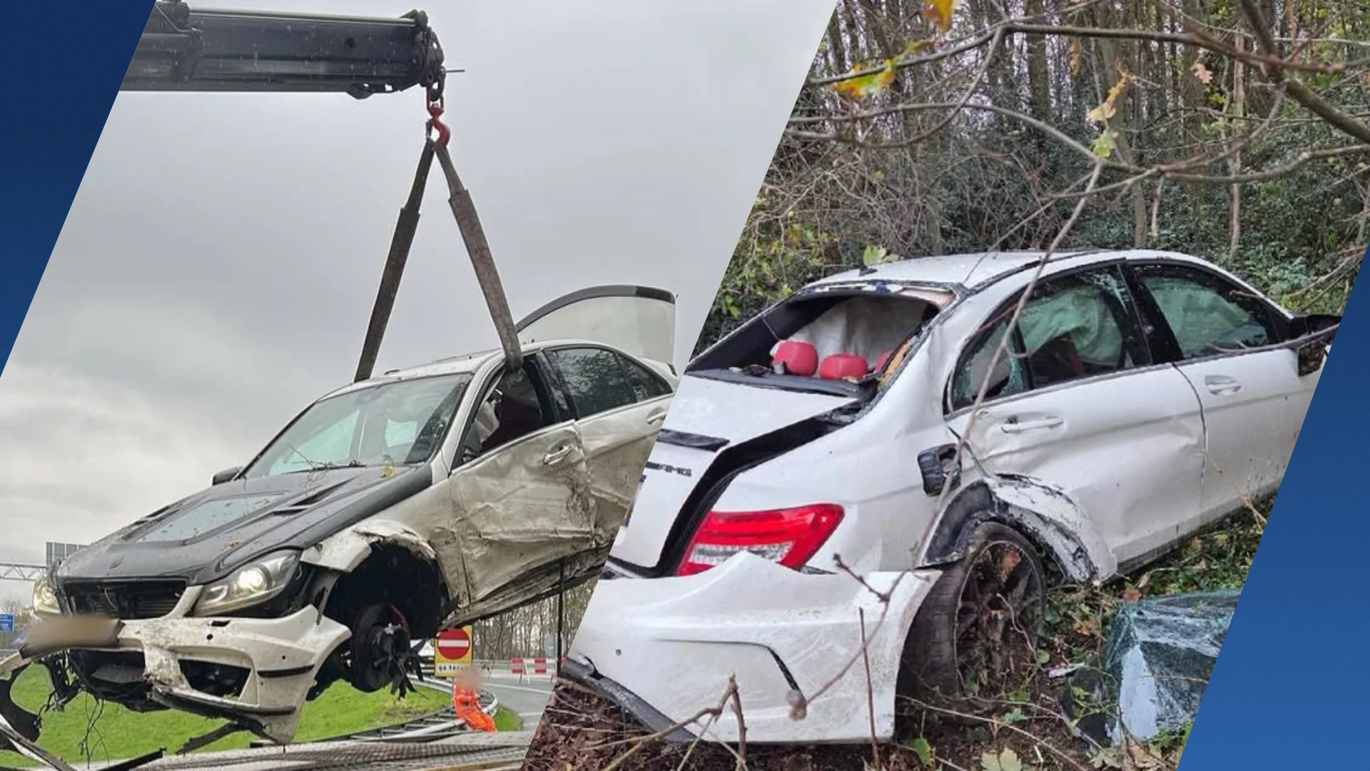 Man die al 21 keer is betrapt zonder rijbewijs crasht na dollemansrit