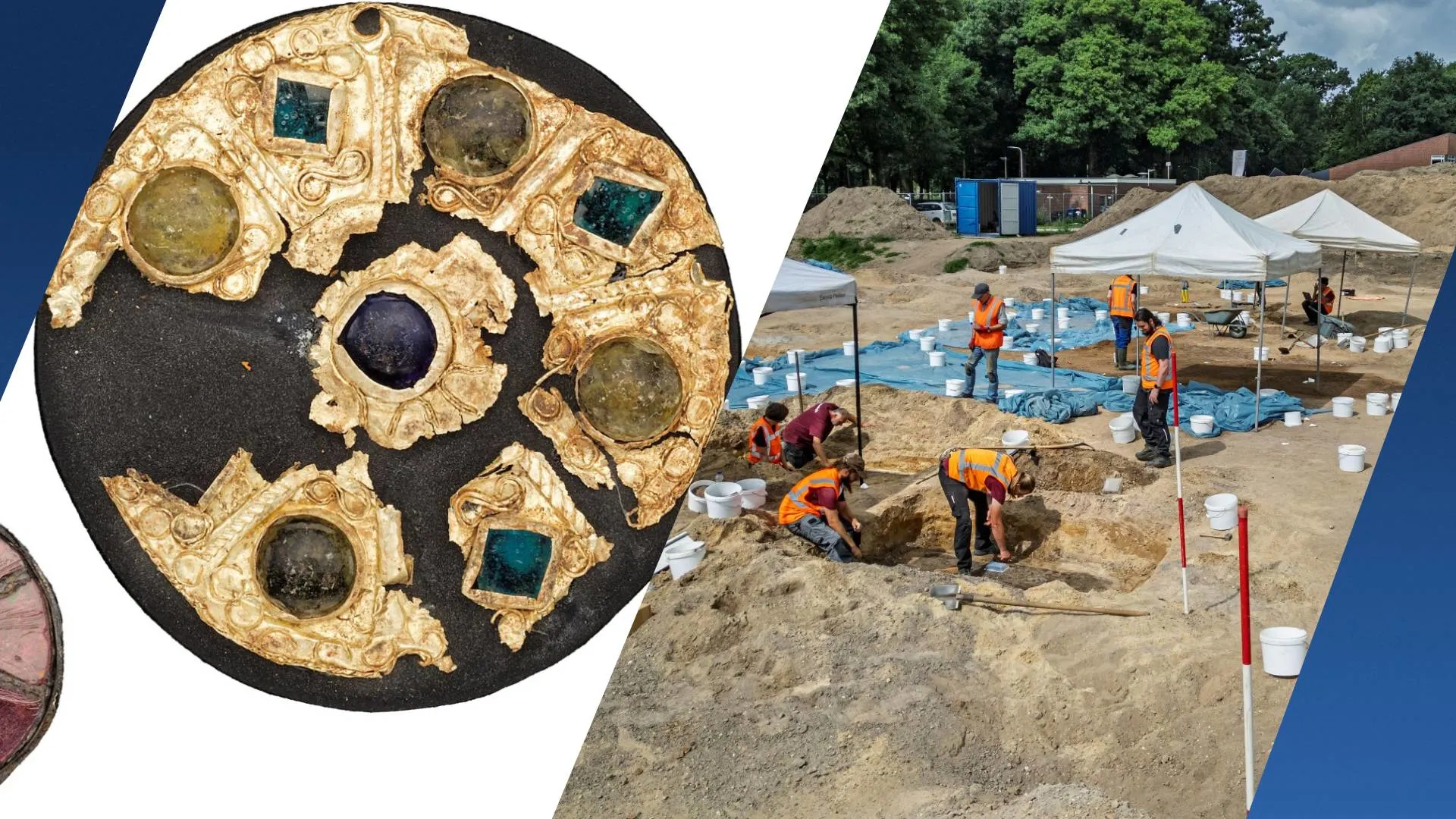 130 graven ontdekt onder oude sportvelden in Nijmegen