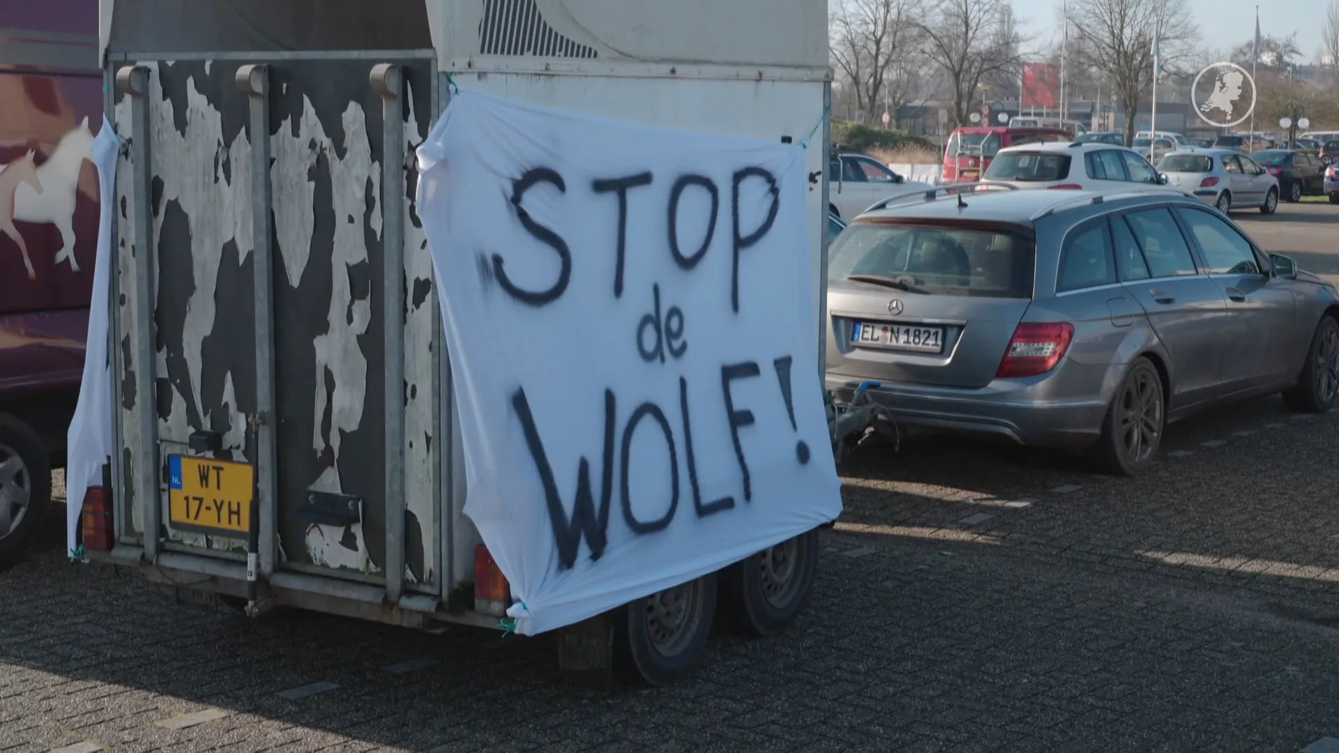 "De wolf hoort hier niet": felle demonstratie in Drenthe