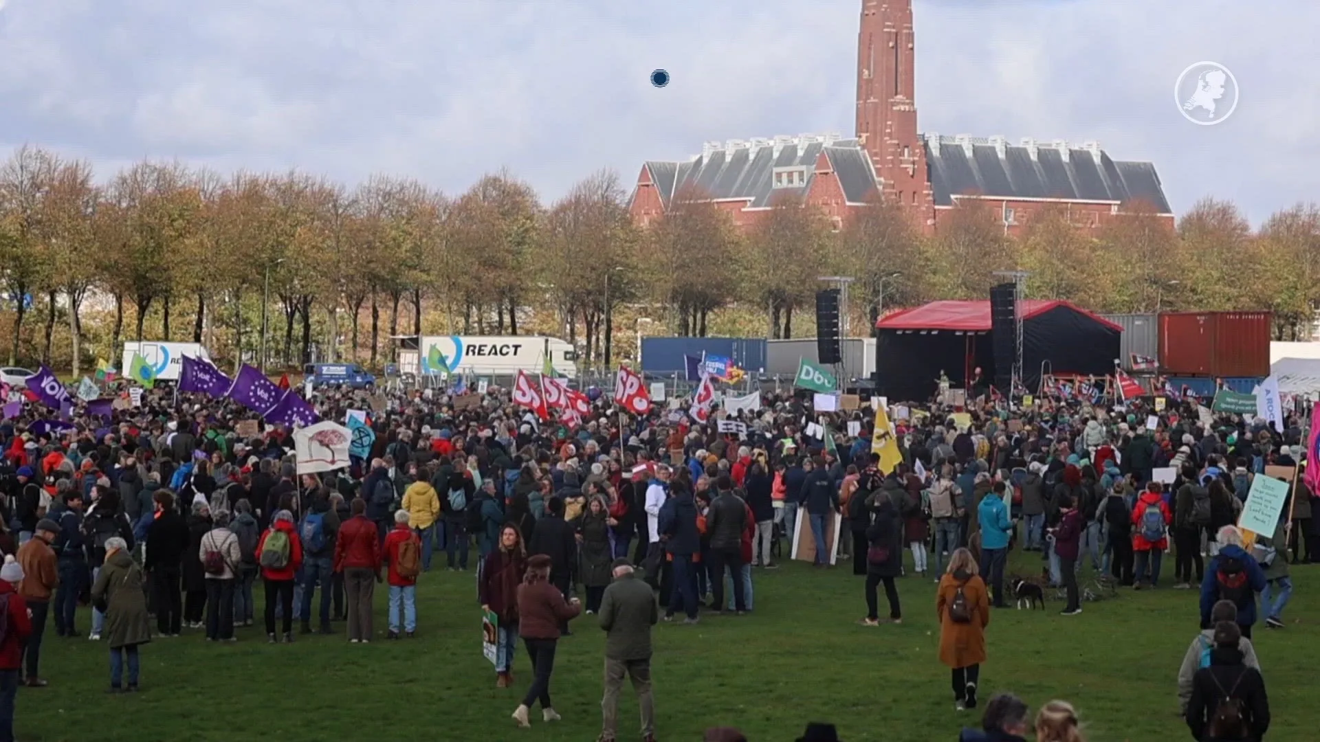Hoge opkomst voor Haagse klimaatmars