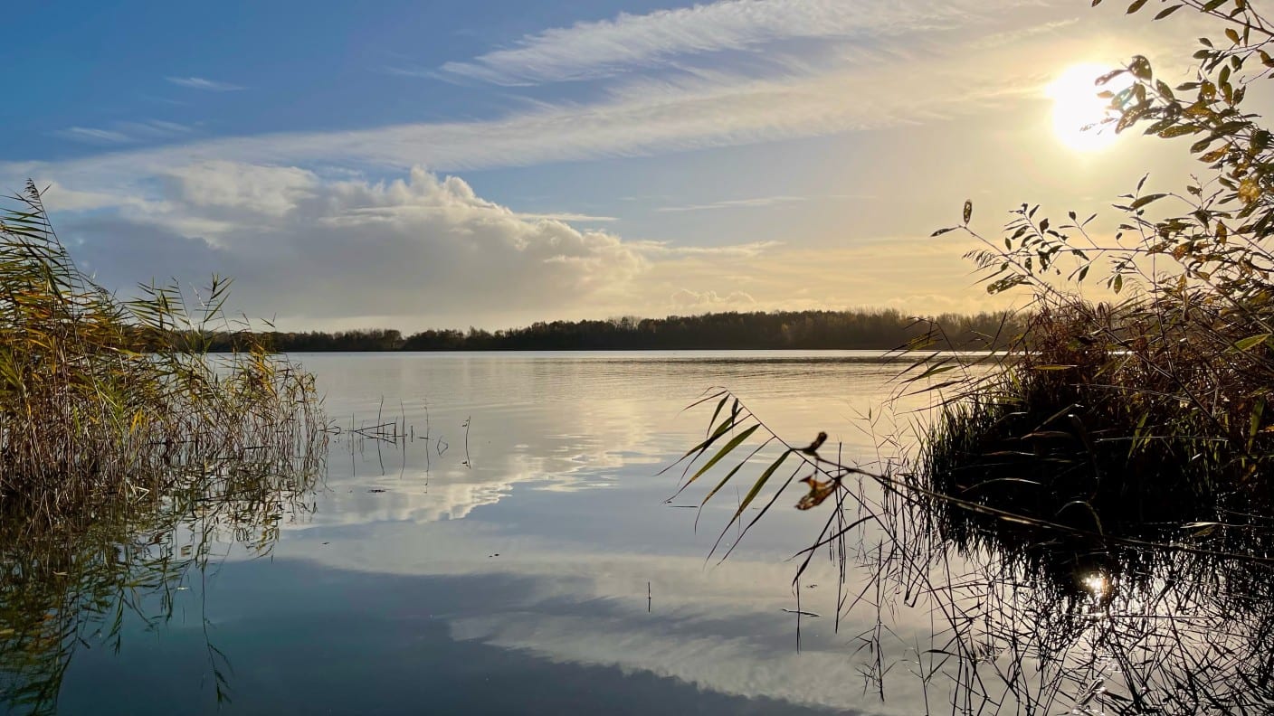 Een frisse start, maar al snel warmer door de uitbundige zon