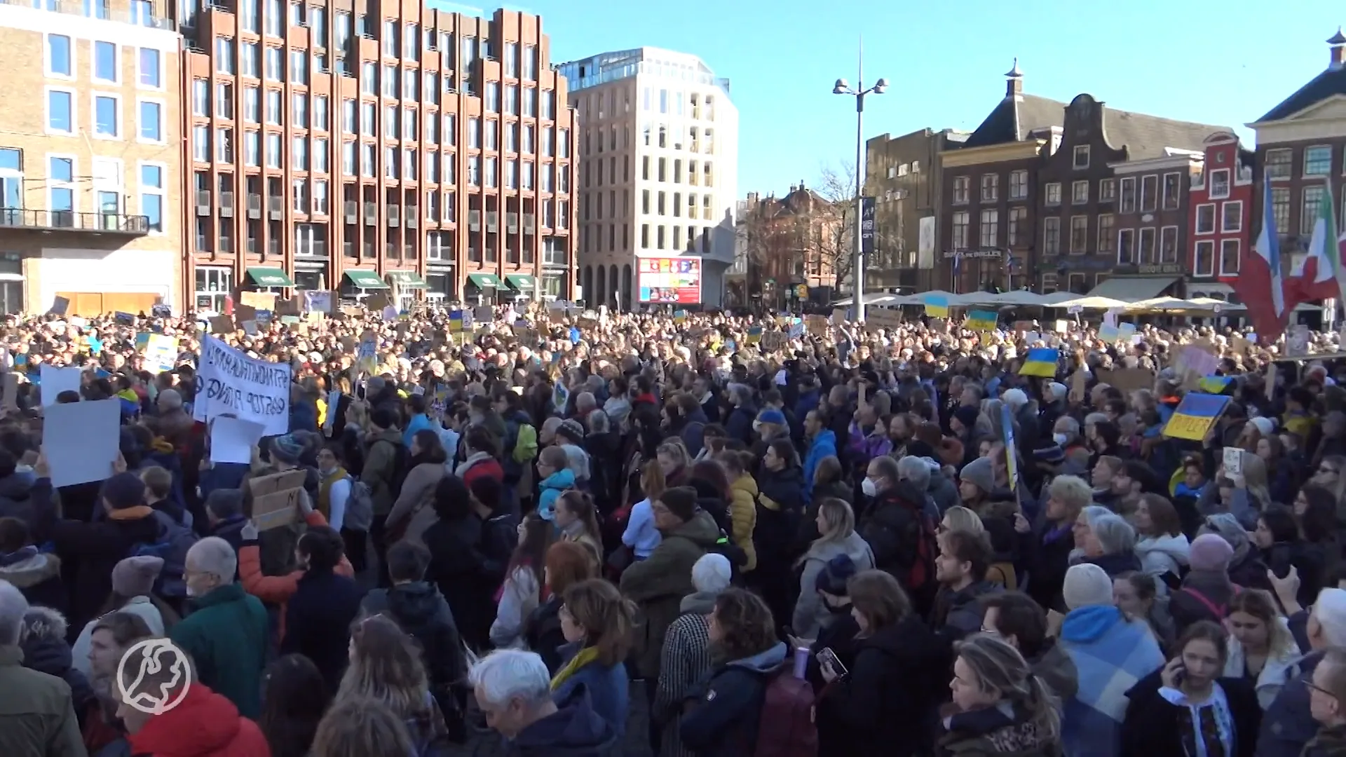 Van Heerlen tot Groningen tot Amsterdam: zo betuigt Nederland steun aan Oekraïne
