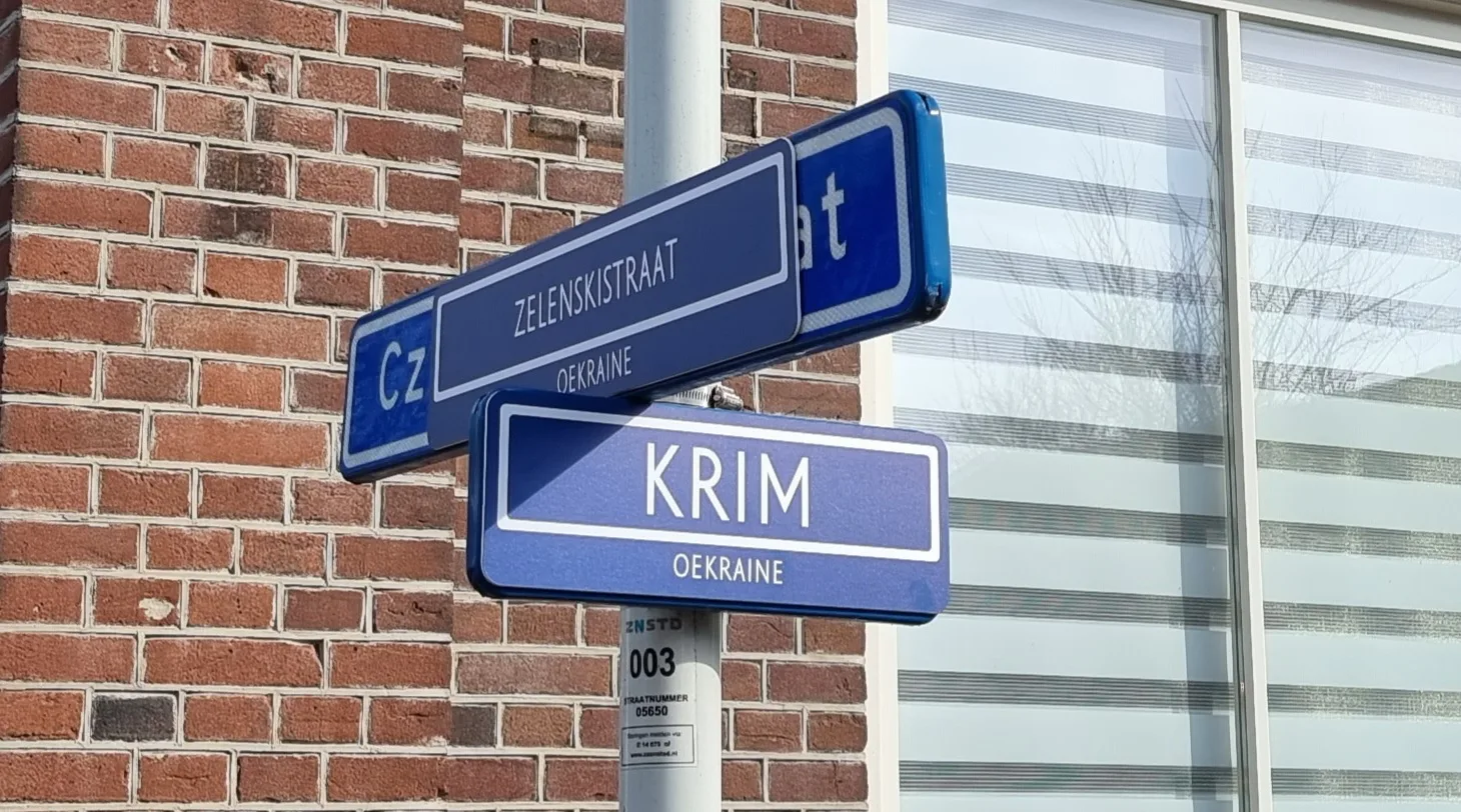 Bewoners in Zaandam maken statement: Russische Buurt omgedoopt tot 'Oekraïense Buurt'