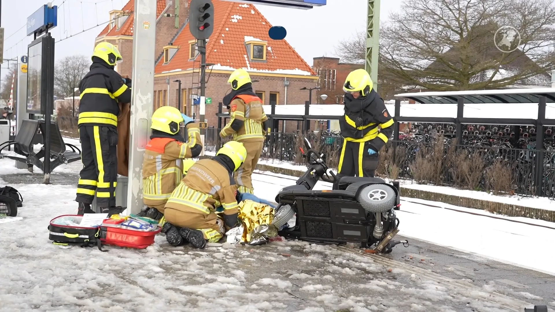 Man in scootmobiel ernstig gewond bij aanrijding met trein in Rijen