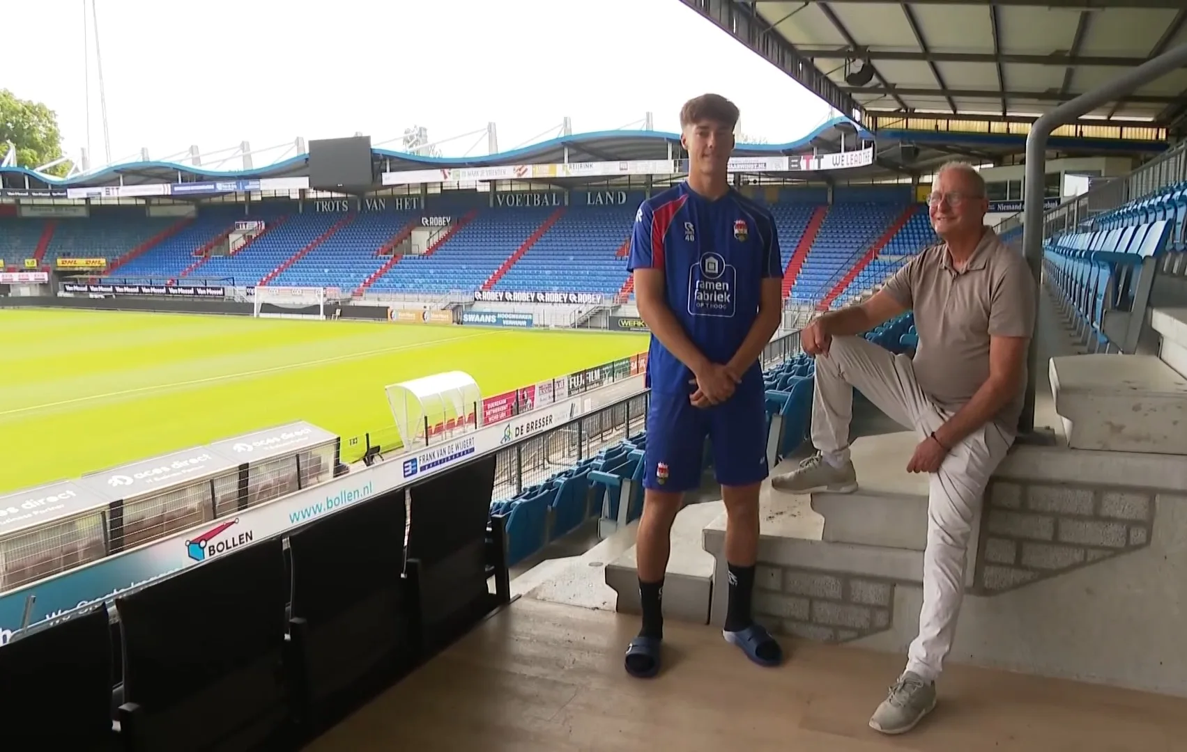 Voetbalzonen van oud-Oranje-sterren kloppen op de deur: 'Het zit in de familie'