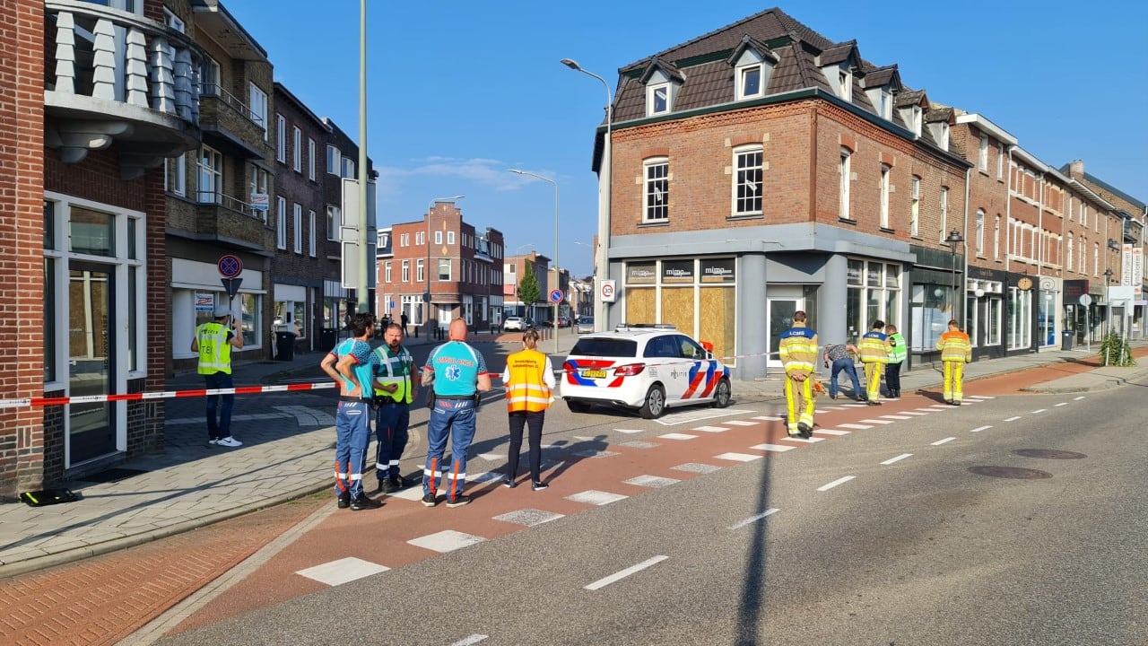 EOD maakt op straat gevonden explosief in Hoensbroek onschadelijk