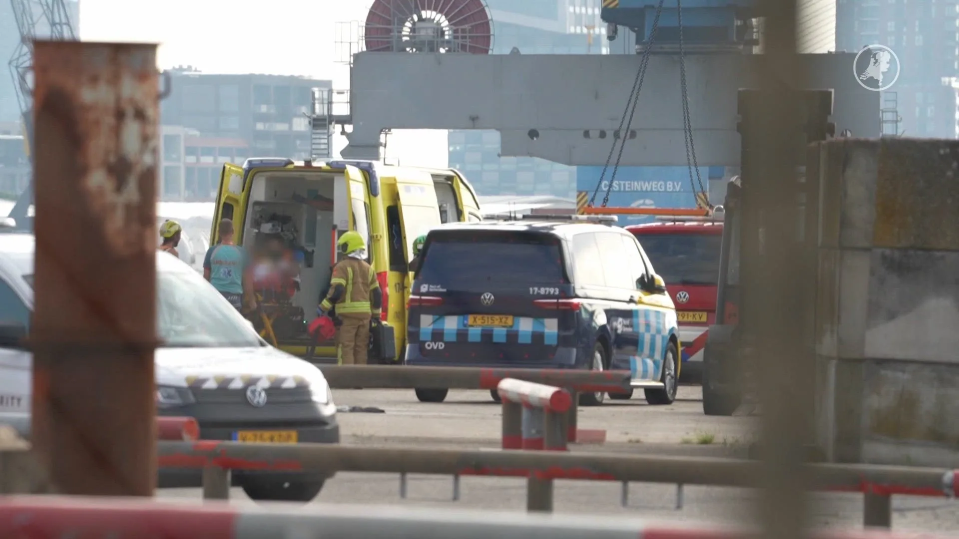 Twee doden en twee zwaargewonden bij bedrijfsongeval Waalhaven