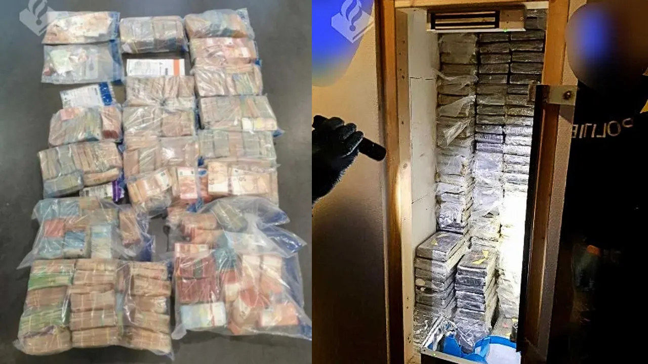 Politie vindt 600 kilo cocaïne en bijna 2 miljoen euro in Rotterdamse woningen