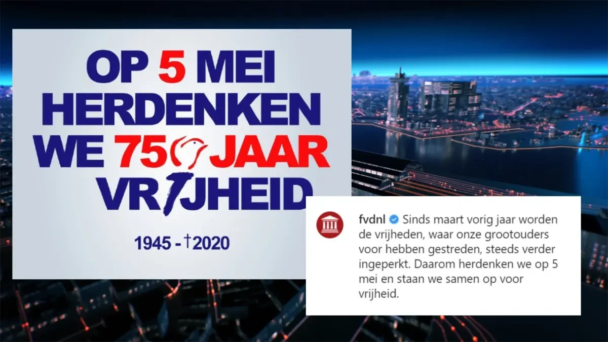 Thierry Baudet slaat terug na kritiek op FVD's Bevrijdingsdag-poster: 'Wat een hypocrisie' 