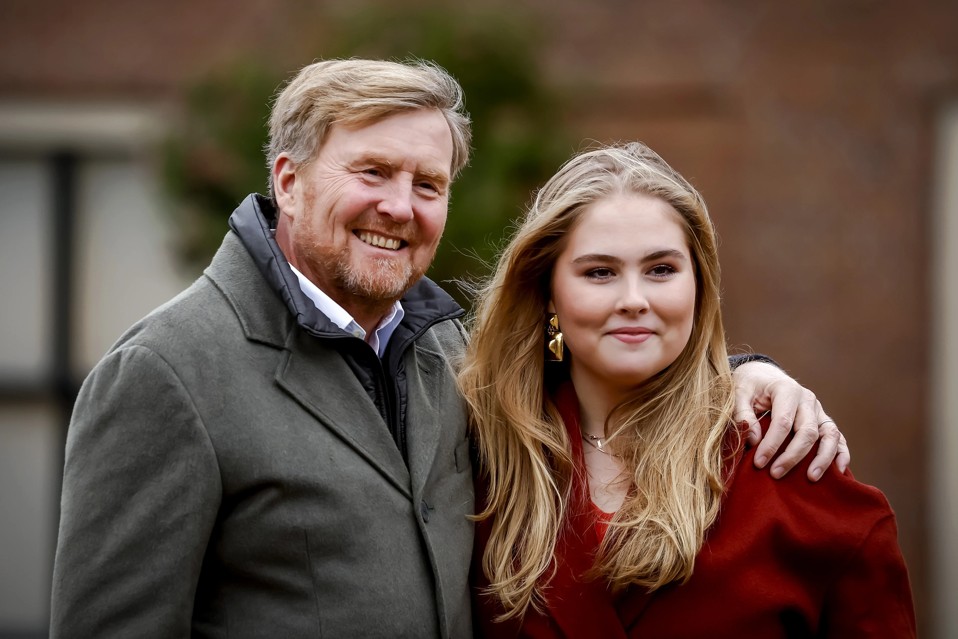 Prinses Amalia voor het eerst bij ontvangst staatsbezoek