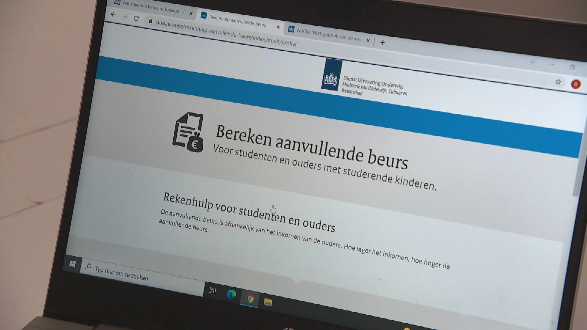 Duizenden euro's schuld door fout bij aanvraag aanvullende beurs: 'DUO moet alle zeilen bijzetten'