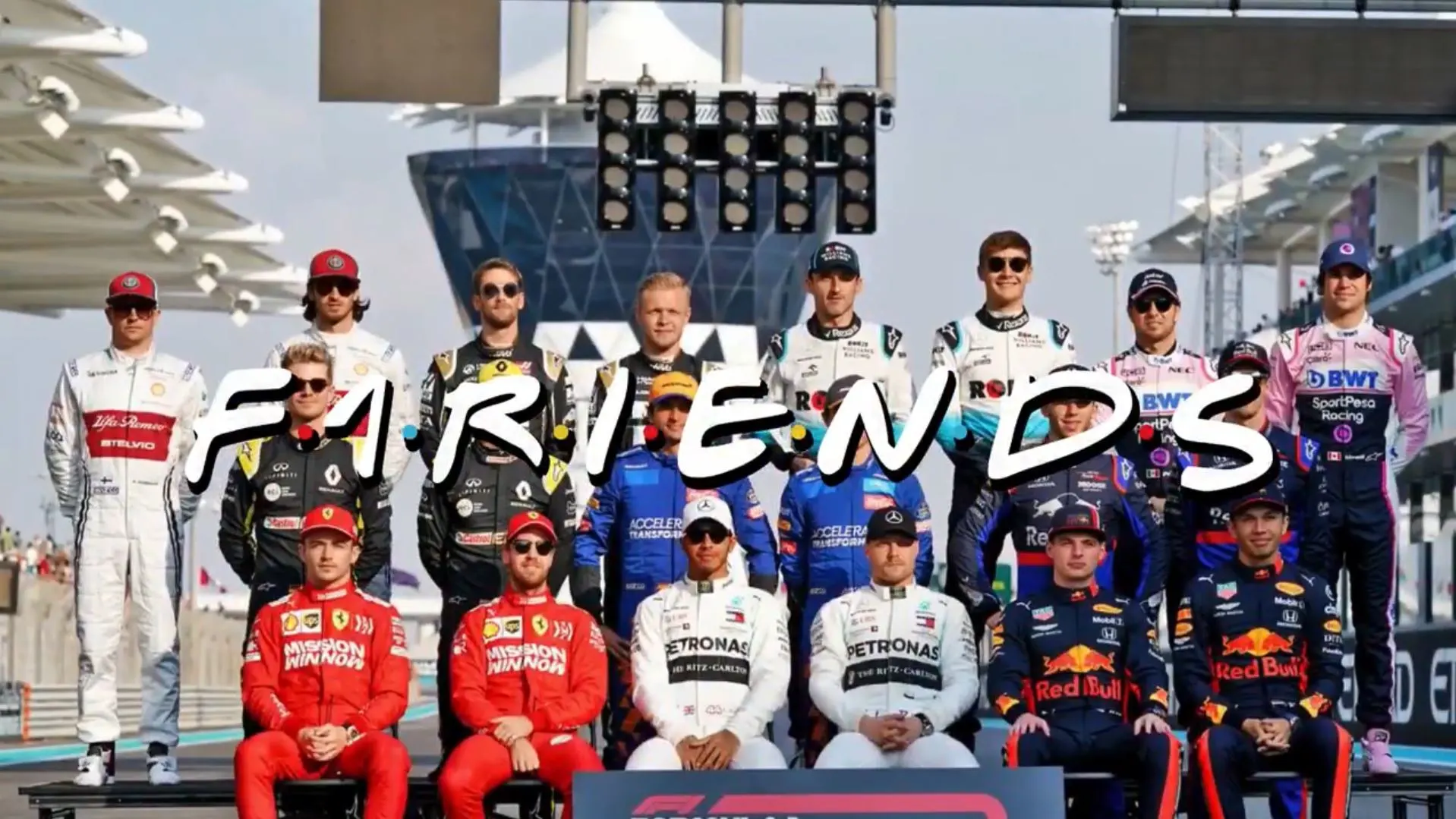 Simone gaat viral met Formule 1-parodie op hitserie Friends