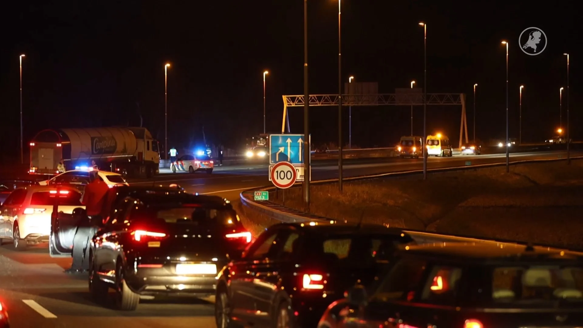 Motorrijder omgekomen bij ongeval op A6