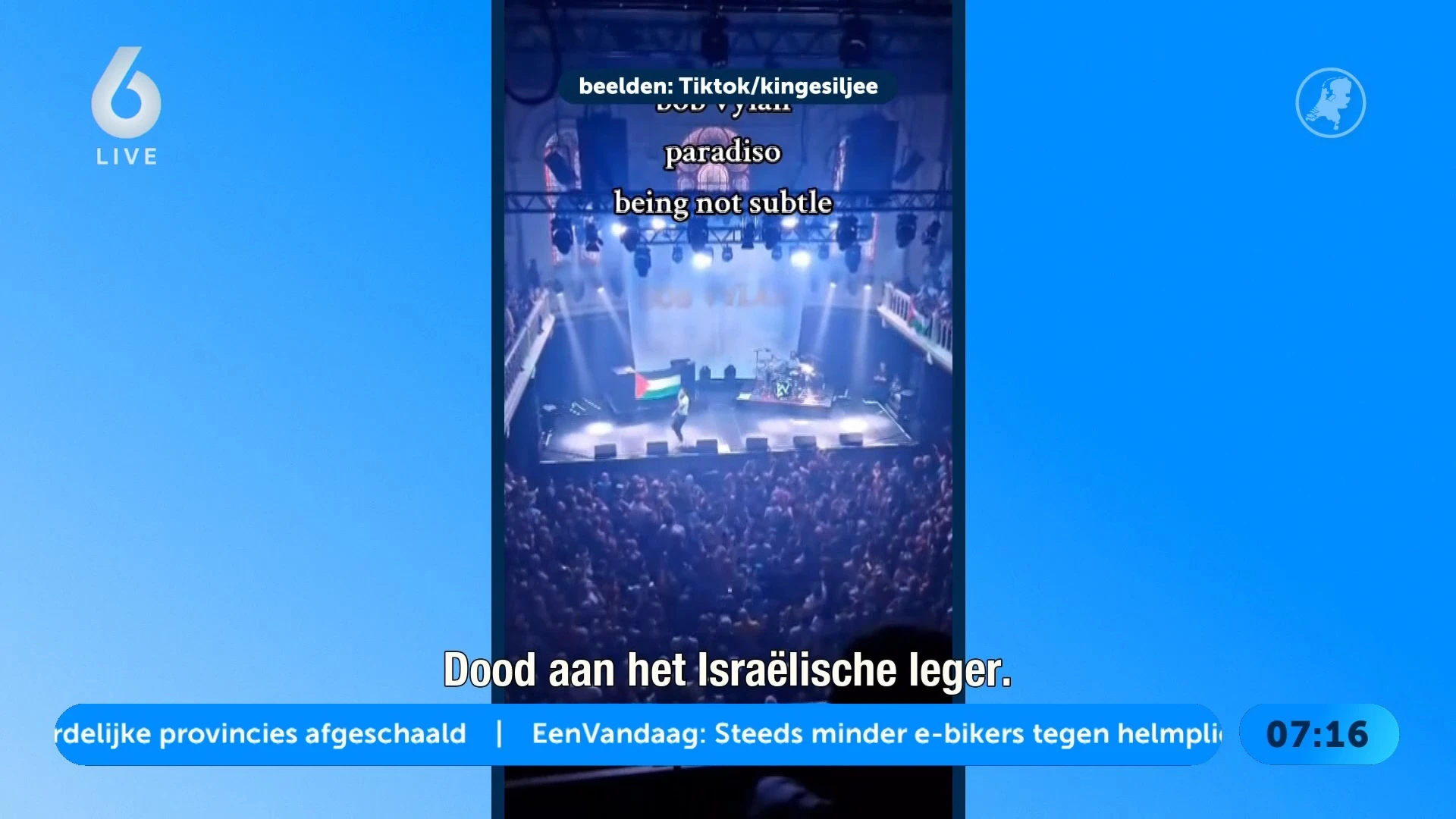 Ophef na optreden Bob Vylan in Amsterdam: 'Dood aan de IDF'