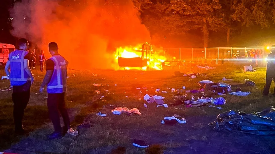 Friese man (24) opgepakt voor in brand steken caravans op Zwarte Cross