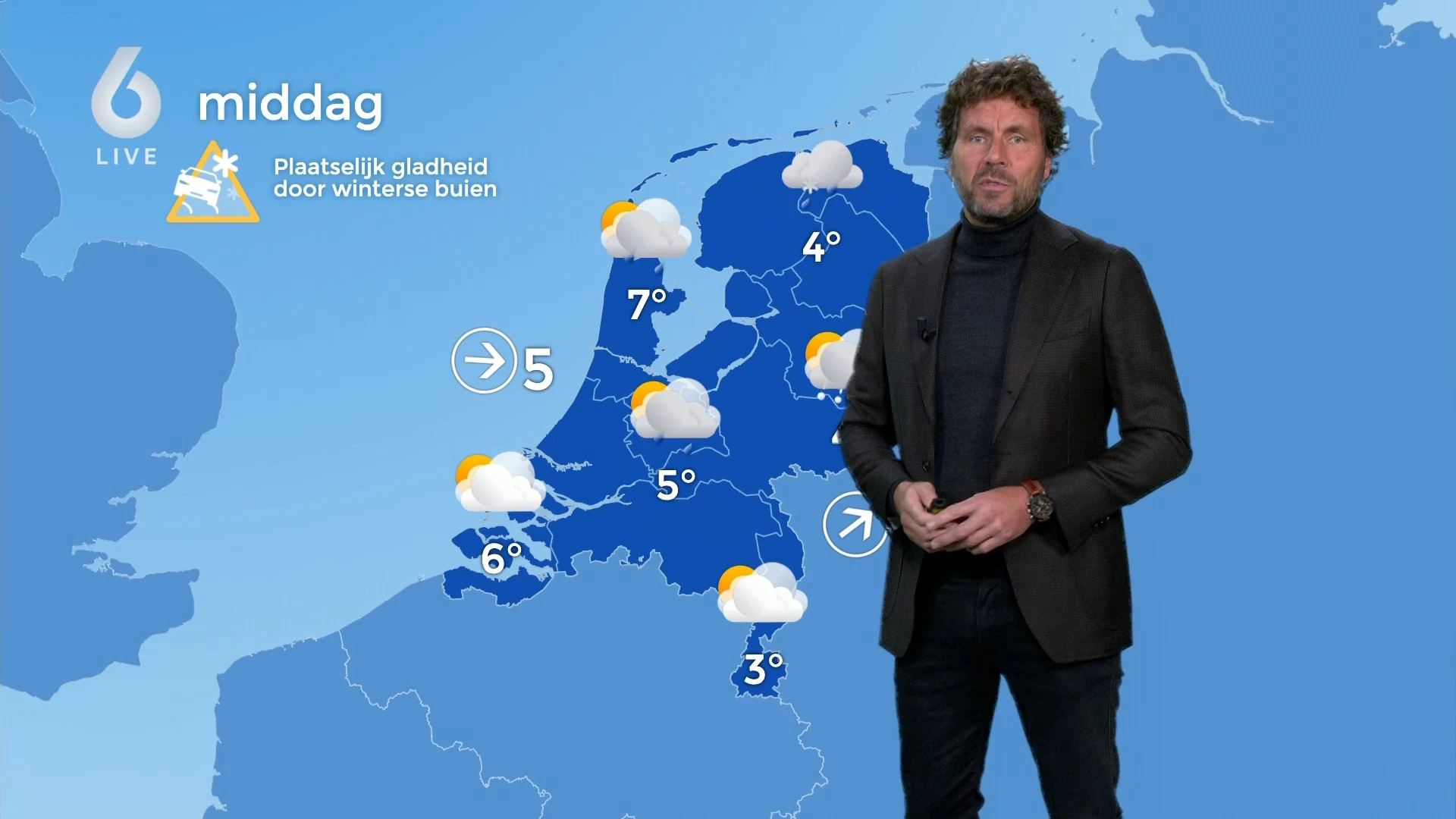 Lokaal glad door winterse buien, maar dit weekend stijgt temperatuur flink