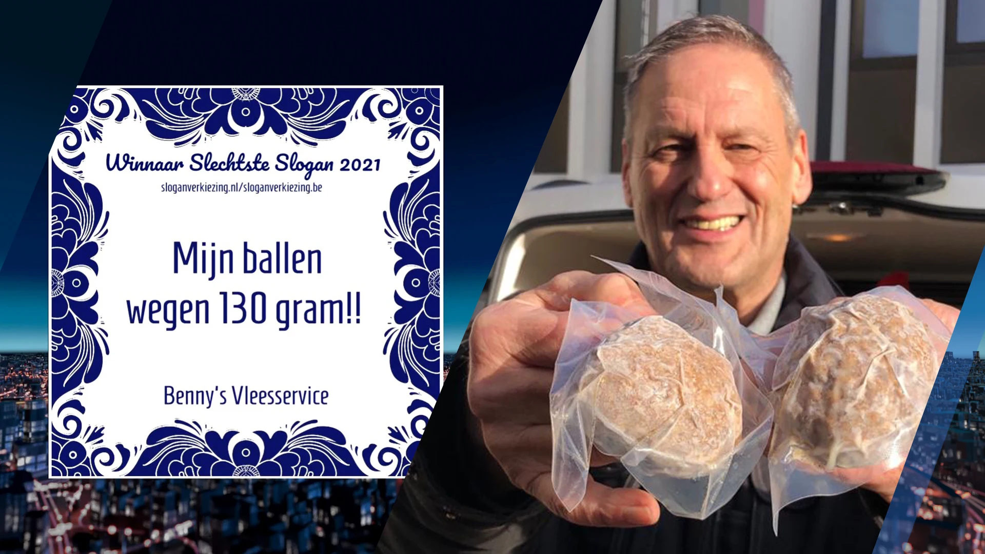 'Benny's ballen van 130 gram' verkozen tot allerslechtste slogan van dit jaar