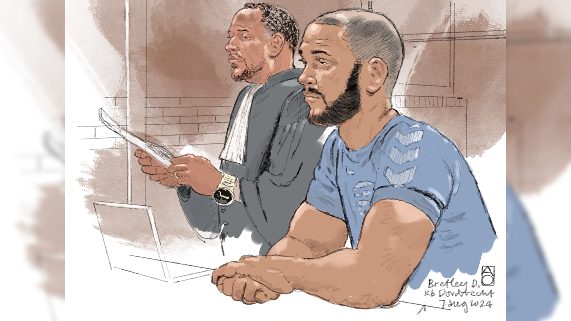 Bretly D. veroordeeld tot 8 jaar cel en tbs voor doodschieten psychiater