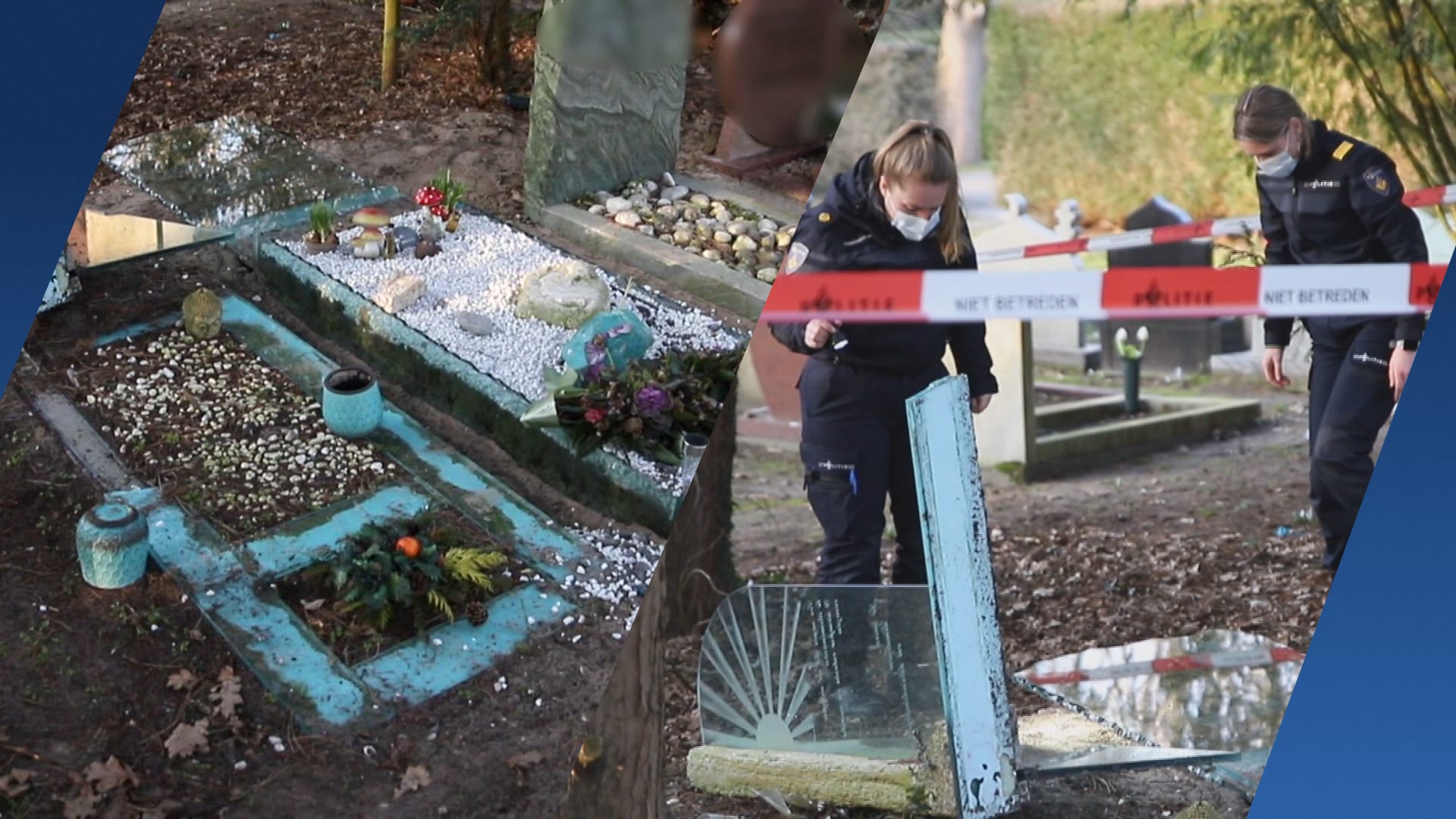 Weer graven vernield op begraafplaats Den Haag, ook kindergraf stukgemaakt
