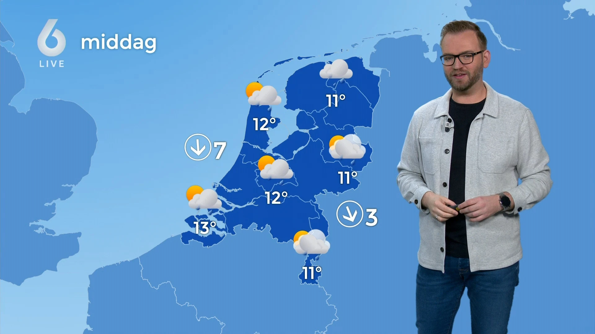 Herfstig begin van de week: zon en buien wisselen elkaar af