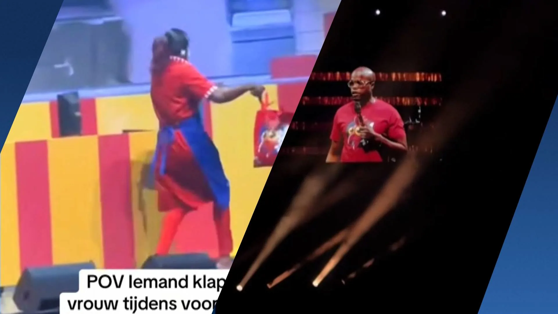 Incident tijdens show Jandino Asporaat: man slaat vrouw in publiek