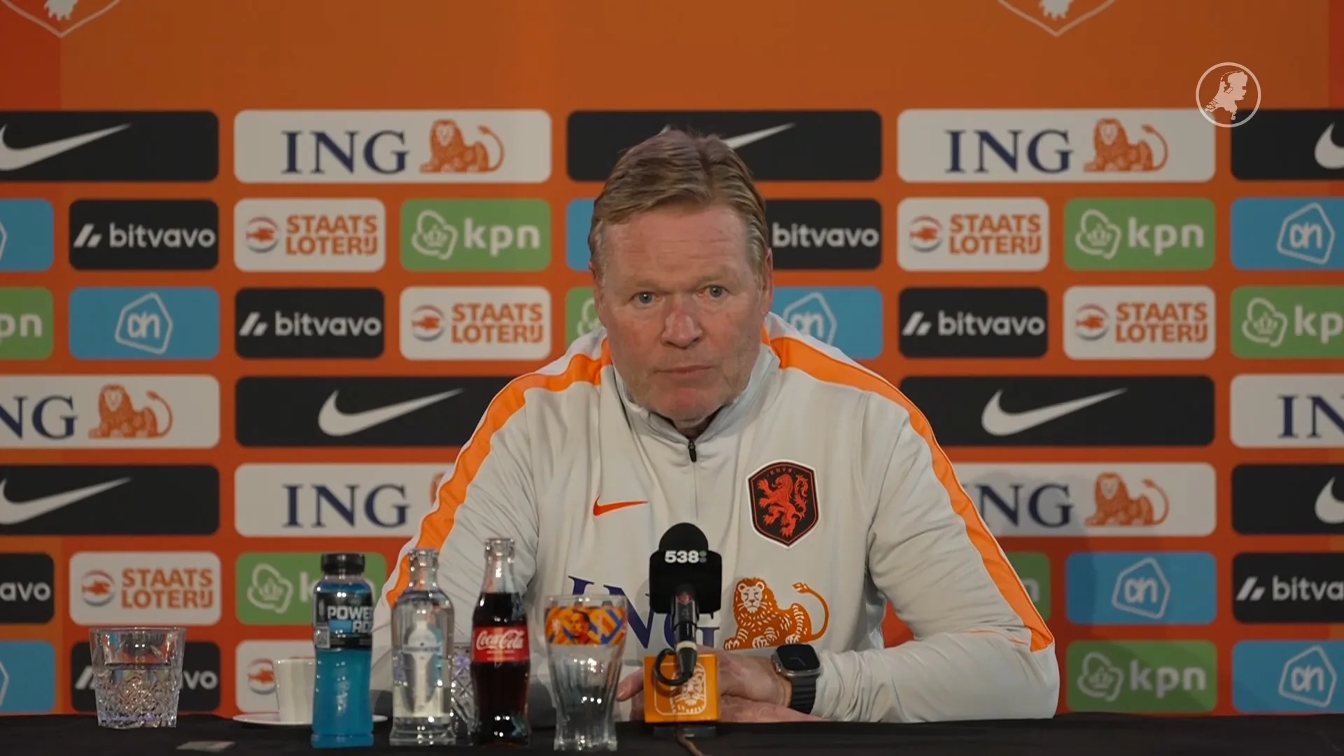 Bondscoach Koeman over kansen Nederland op WK: 'Ik weet wat de realiteit is'