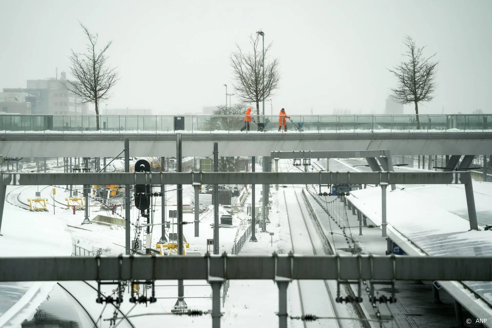 Treinen NS gaan niet meer rijden vanwege winterweer