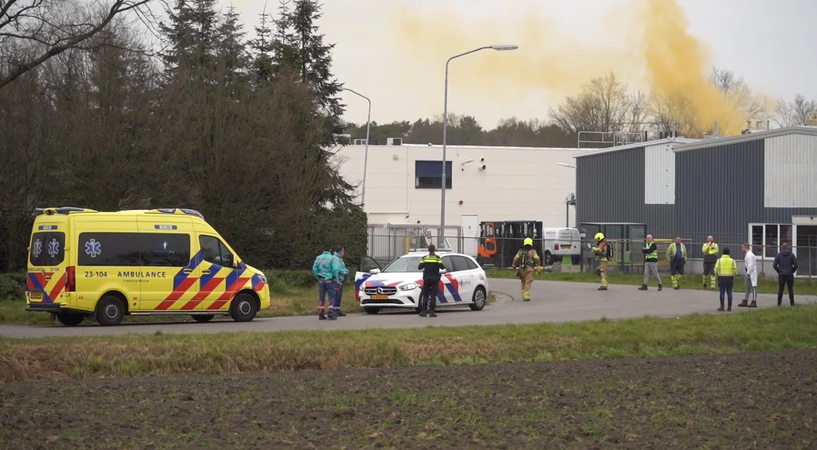 Gifwolk boven Weert na lek met salpeterzuur, NL-Alert verstuurd