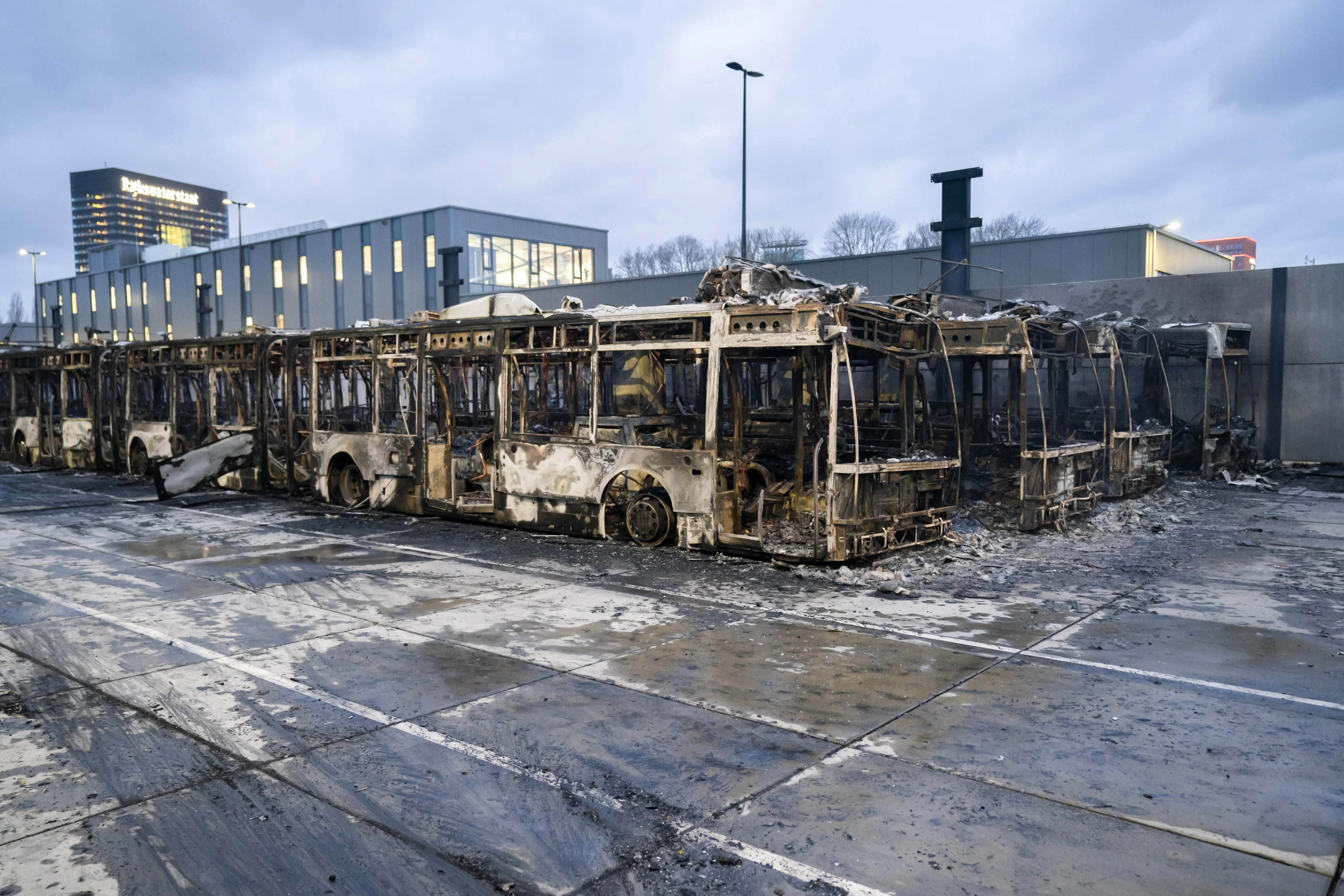 Brand in busstalling Utrecht had technische oorzaak